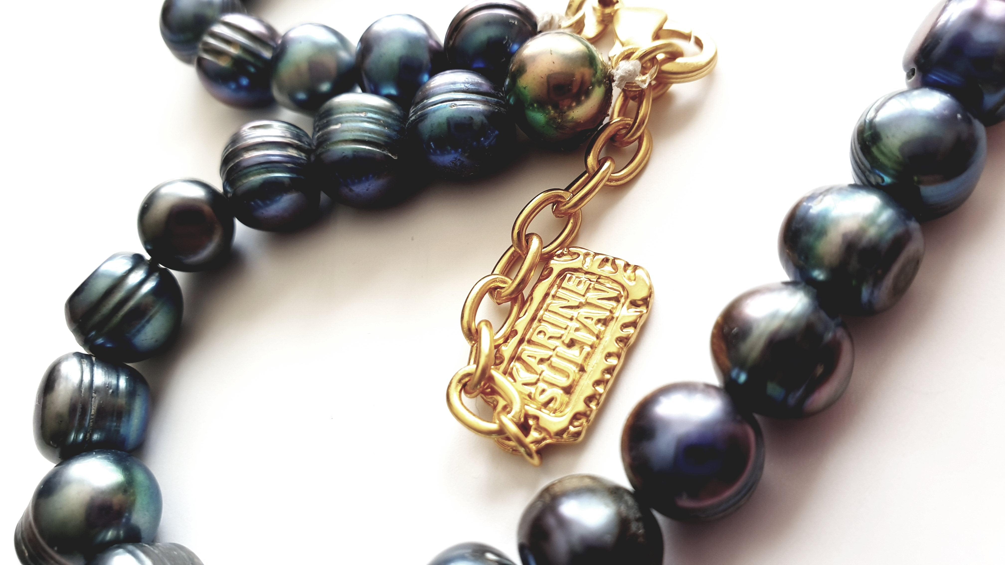 N69034 Collier Rang de Perles - Karine Sultan - Créations Uniques