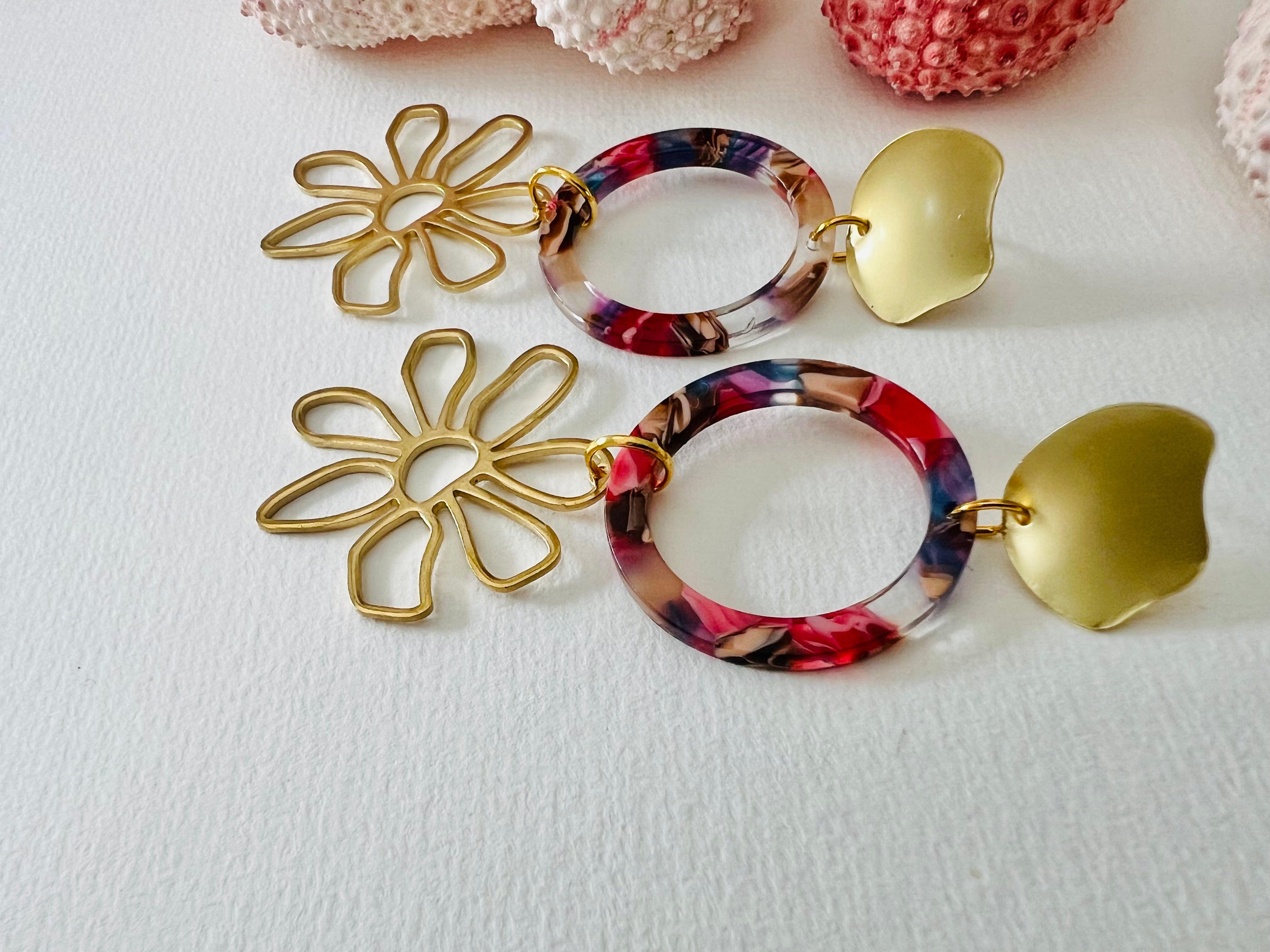 Boucles d’oreilles DELPHINE - Créations Uniques