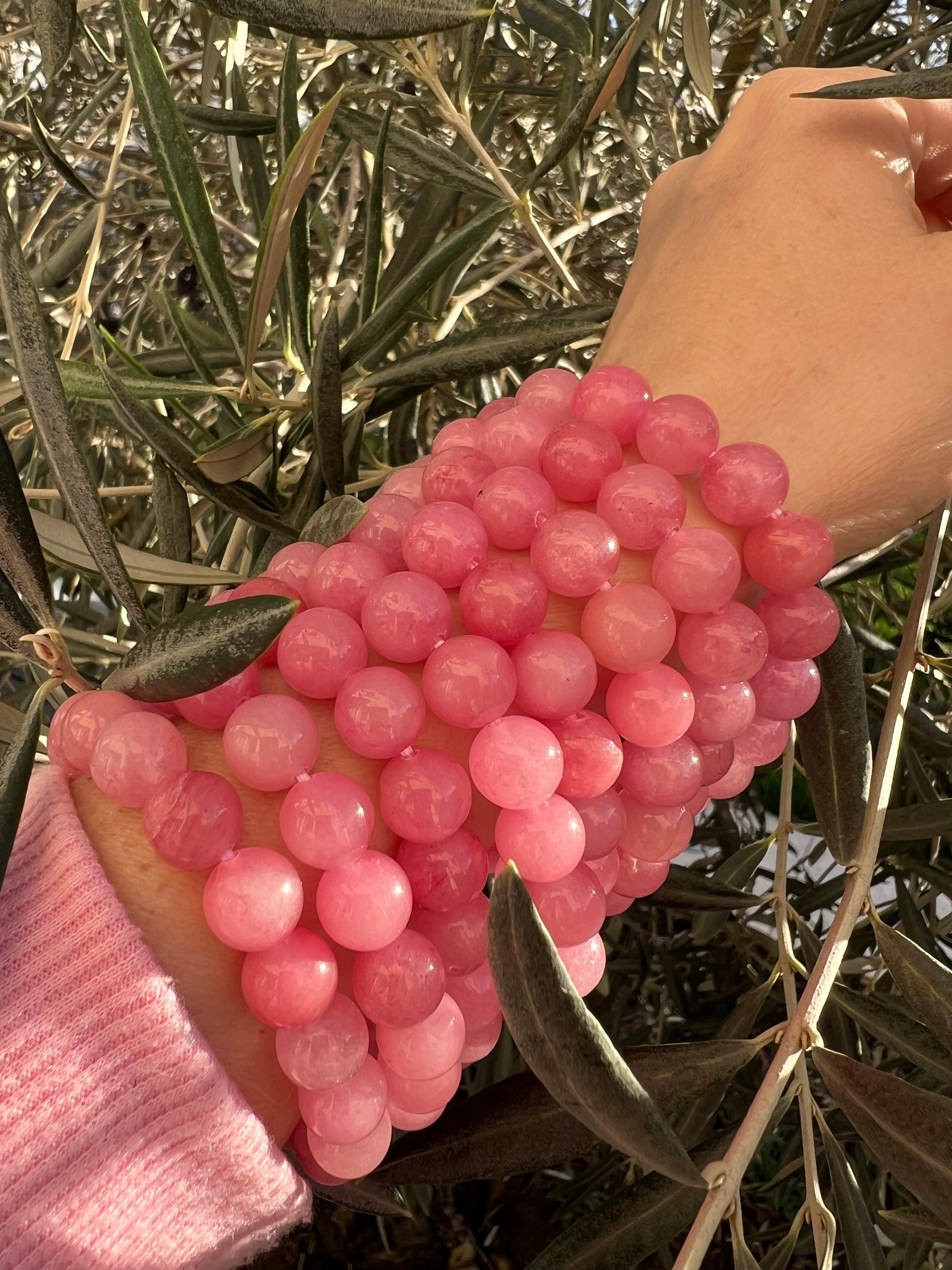 Bracelet ROSE perles - Créations Uniques