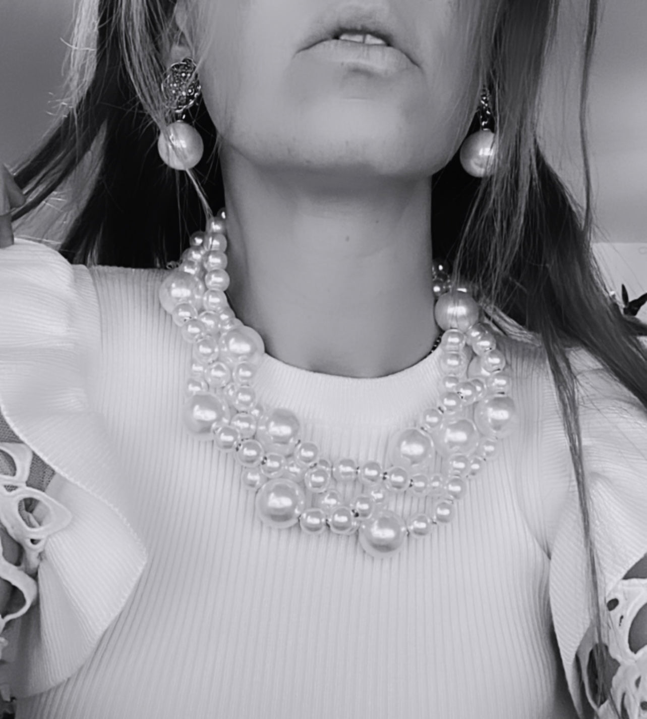 Clips NATALIA strass et perles - Créations Uniques