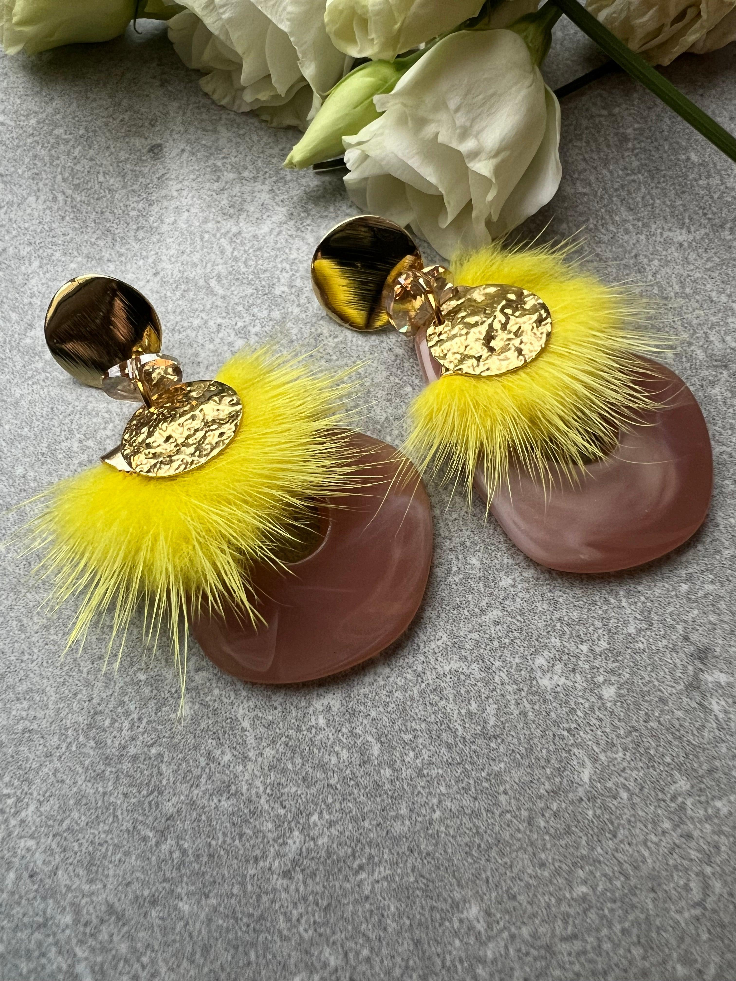 Boucles d’oreilles CALLEIGH nouvelle version flashy - Créations Uniques - Créations Uniques