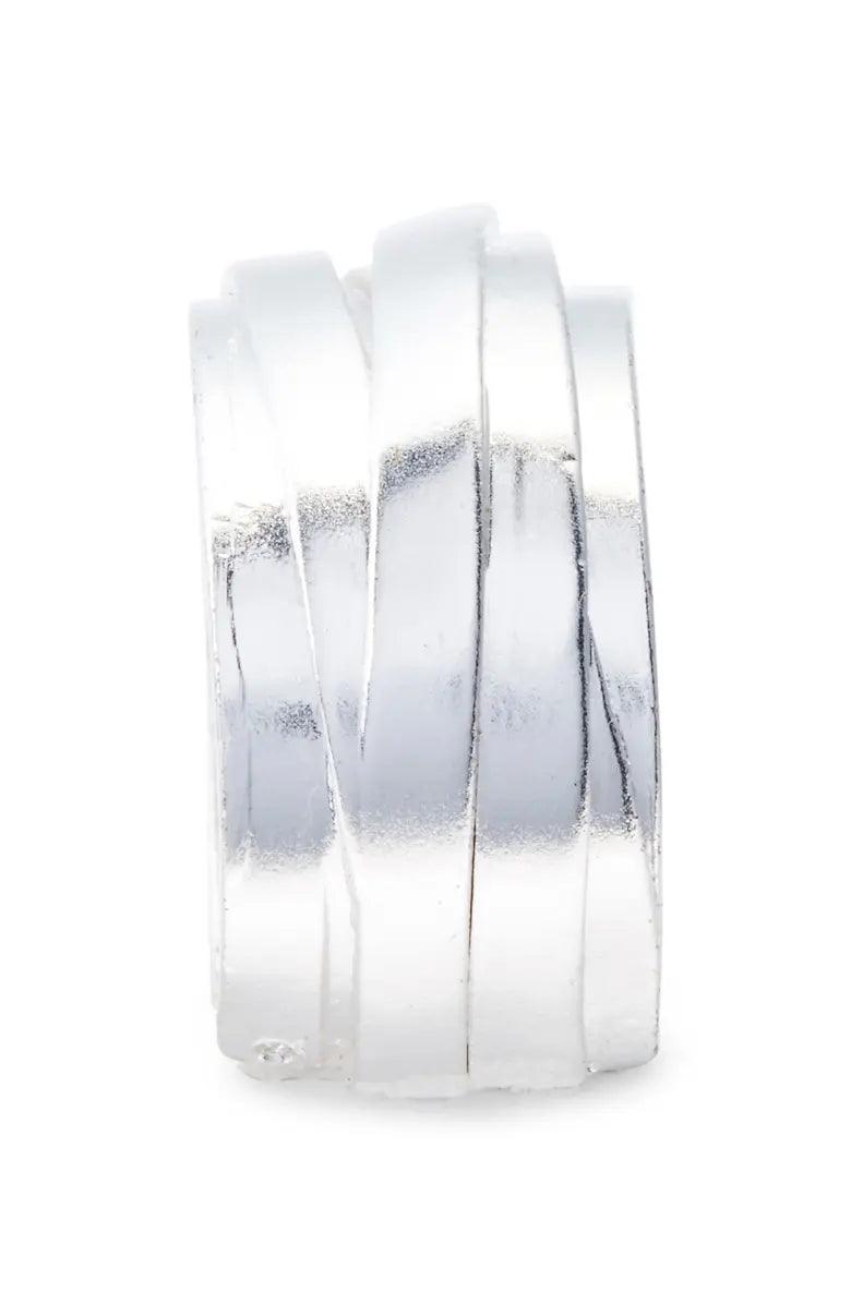 R63171 Bague Chevauchement - Karine Sultan - Créations Uniques