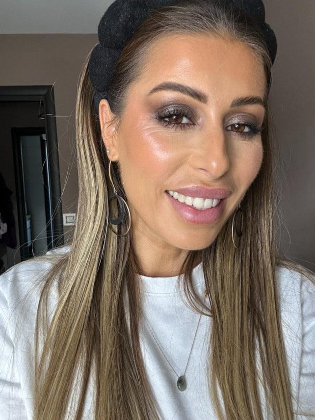 Boucles d’oreilles DELIA noires et dorées - Créations Uniques - Créations Uniques