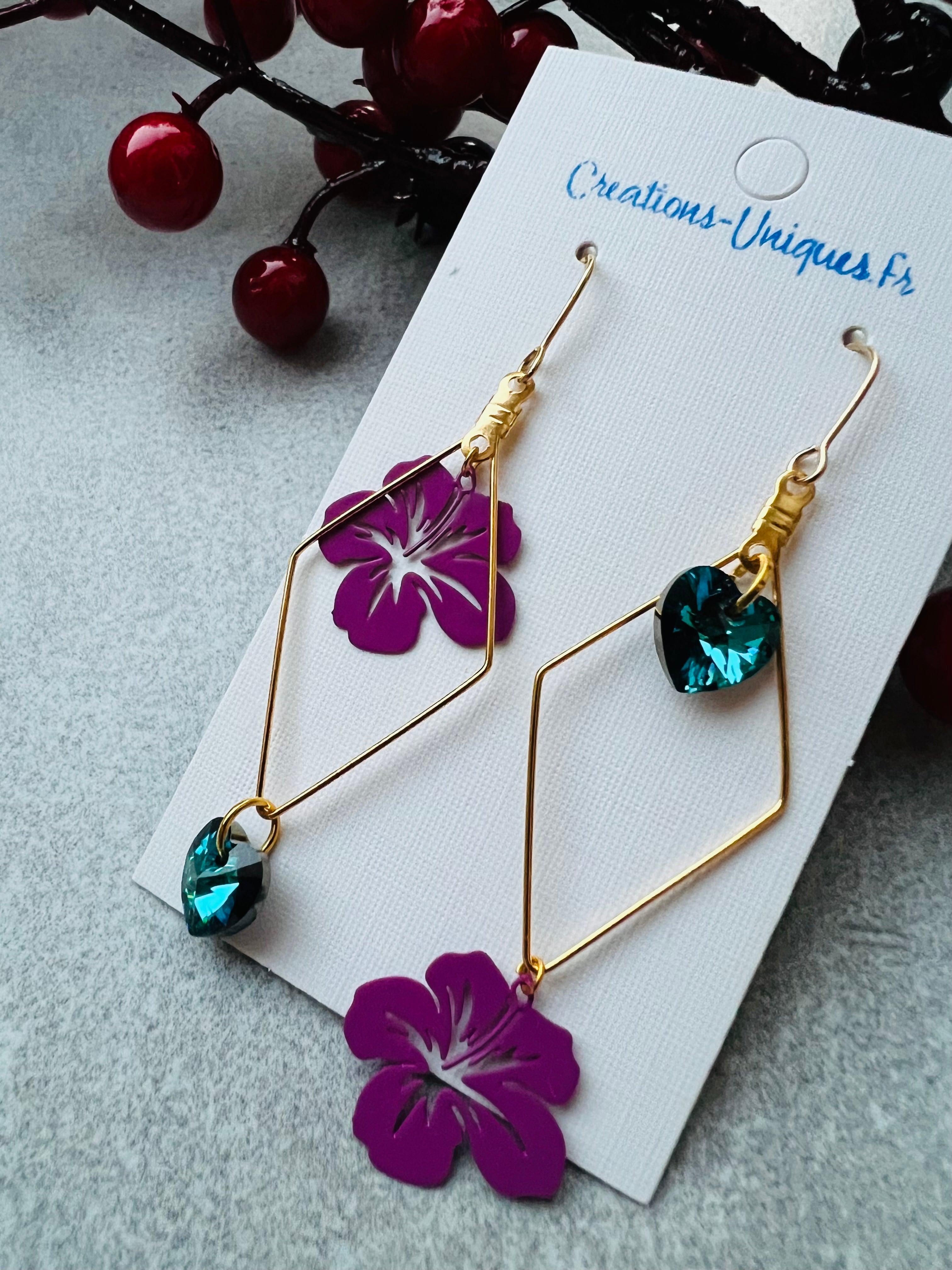 Boucles d’oreilles AYMELINE - Créations Uniques