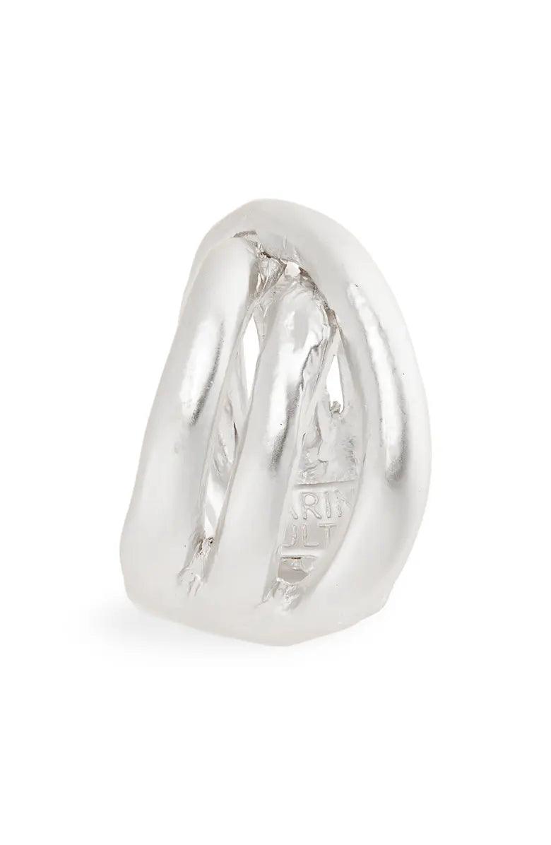 R71026 Bague rayures superposées - Karine Sultan - Créations Uniques