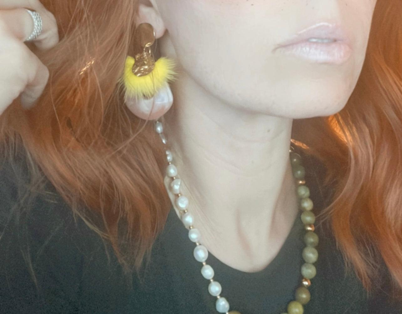 Boucles d’oreilles CALLEIGH nouvelle version flashy - Créations Uniques - Créations Uniques