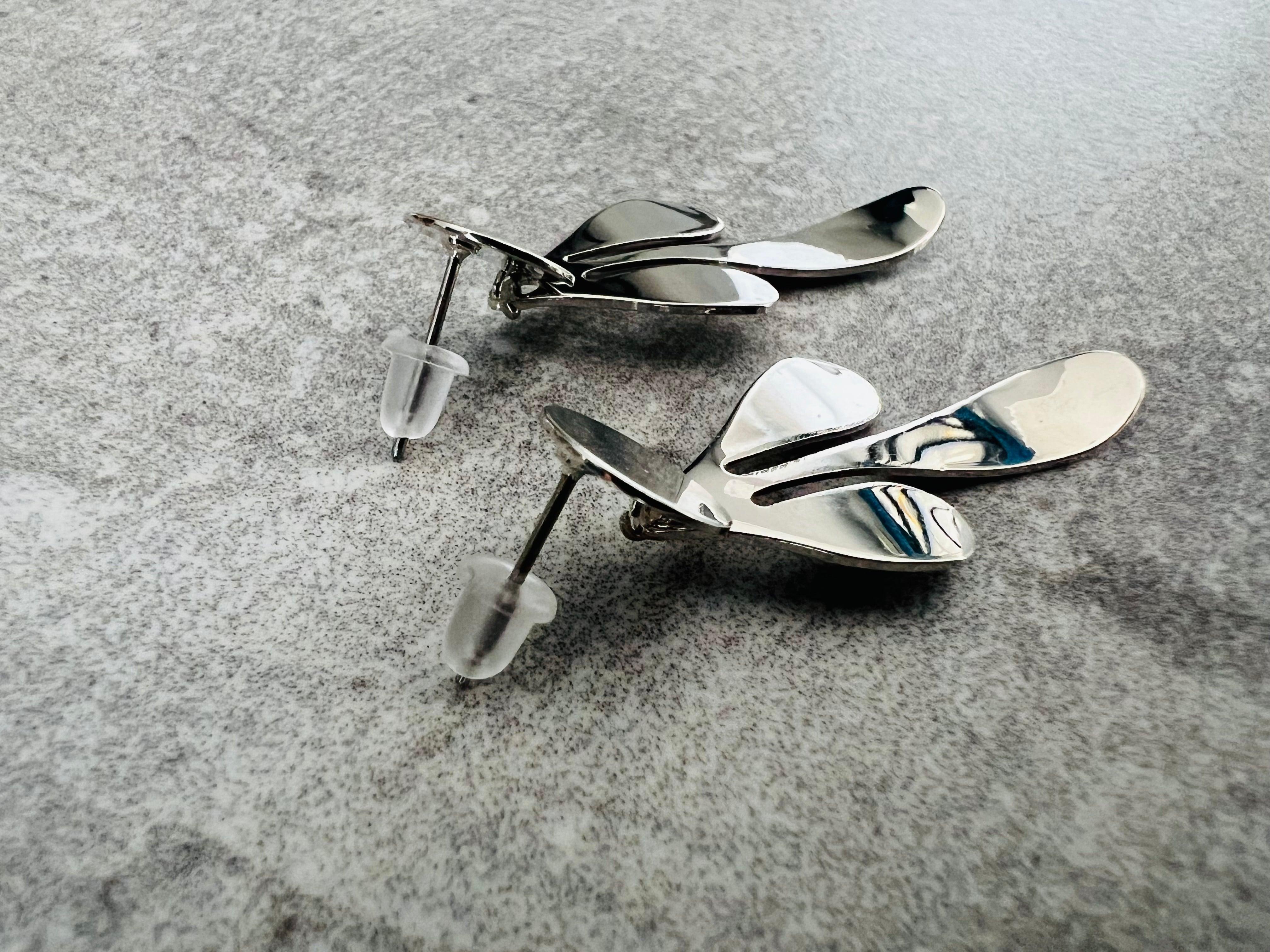 Boucles d’oreilles NOEMI gouttes argentées - Créations Uniques