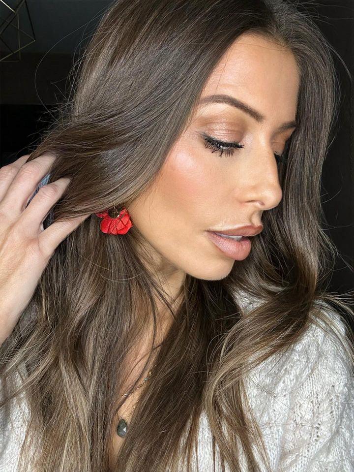 Boucles d’oreilles RIHANNA pampilles tissu rouge - Créations Uniques - Créations Uniques