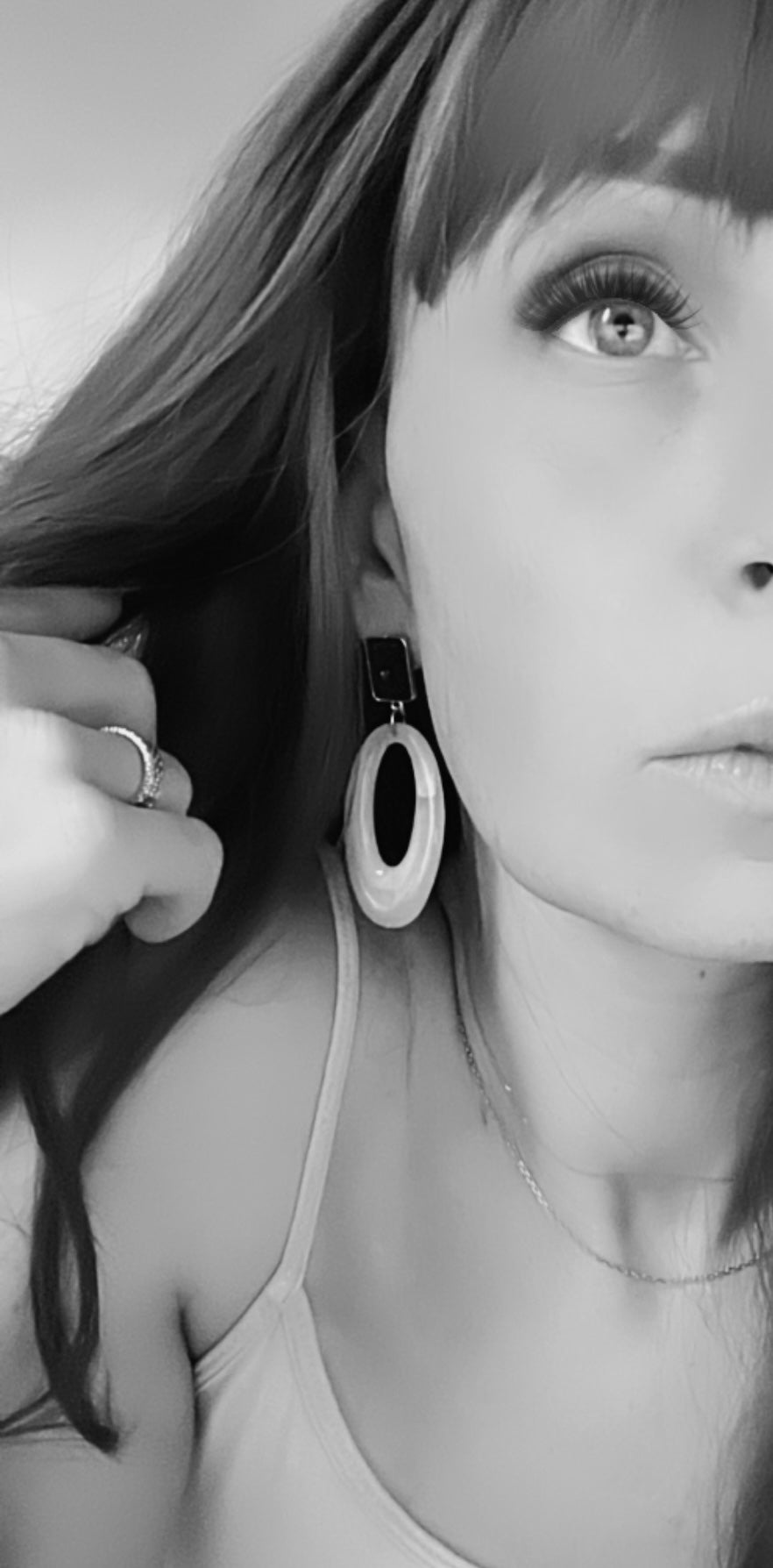 Boucles d’oreilles MARIANNE duo de bleu - Créations Uniques - Créations Uniques