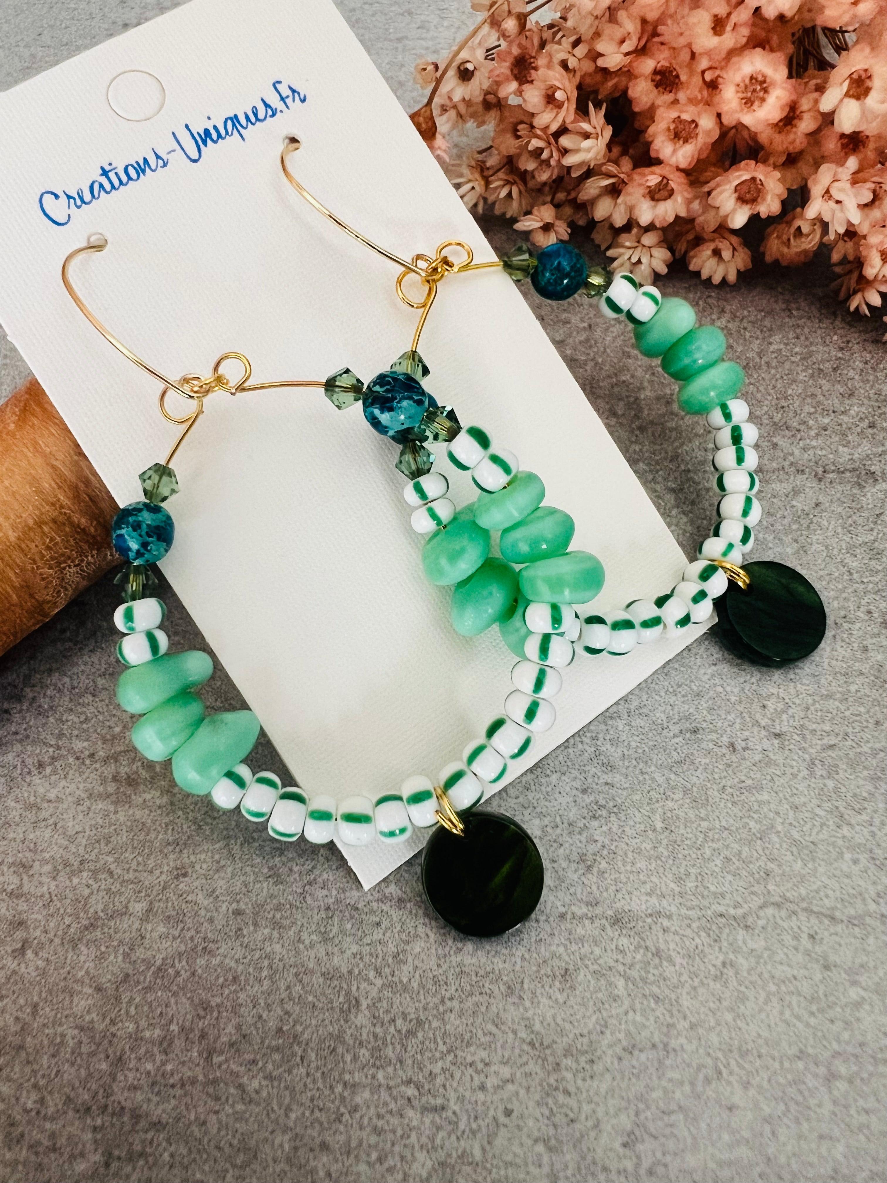 Boucles d’oreilles GWEN - Créations Uniques