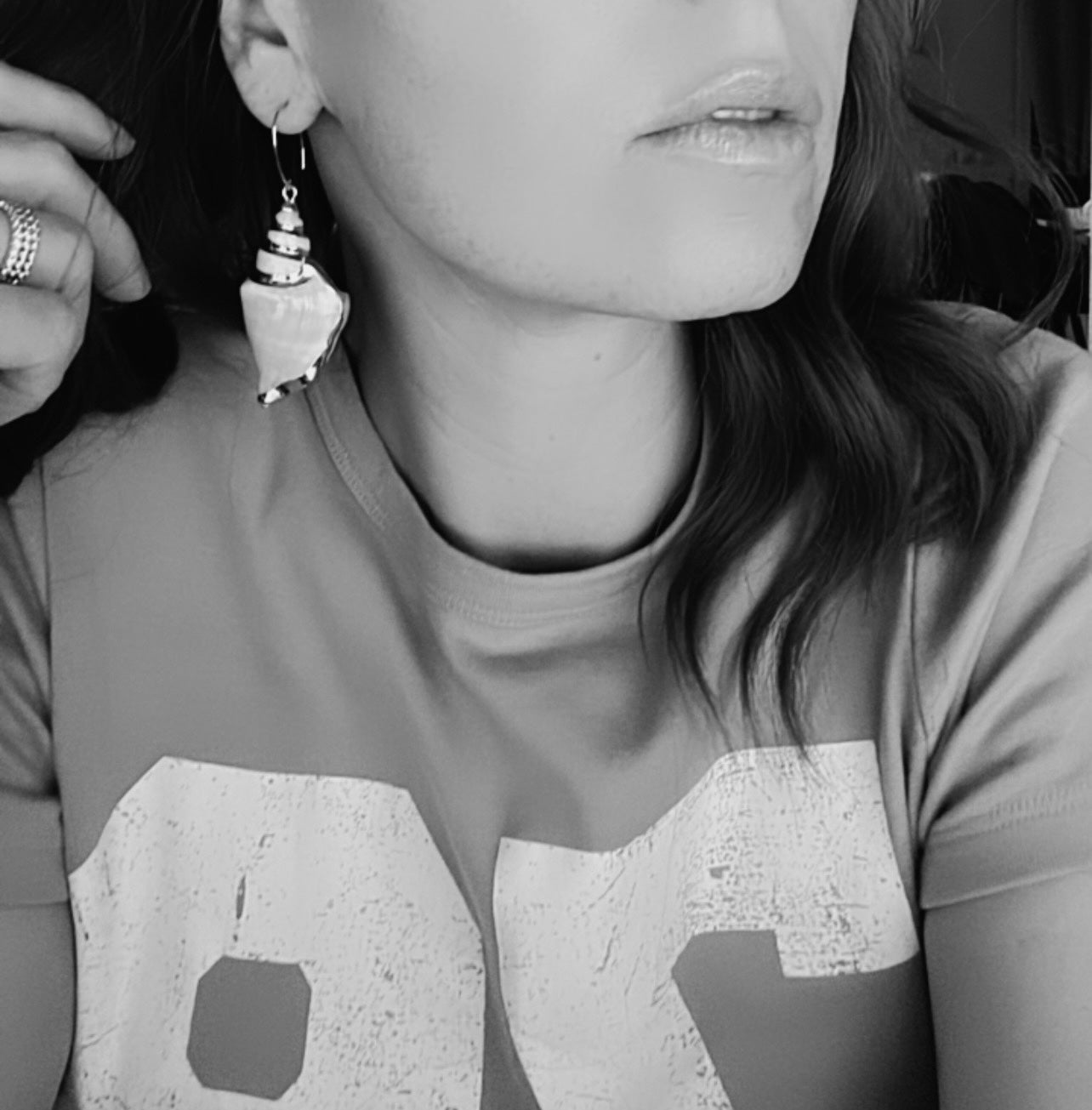 Boucles d’oreilles MINA thème plage, asymétriques - Créations Uniques