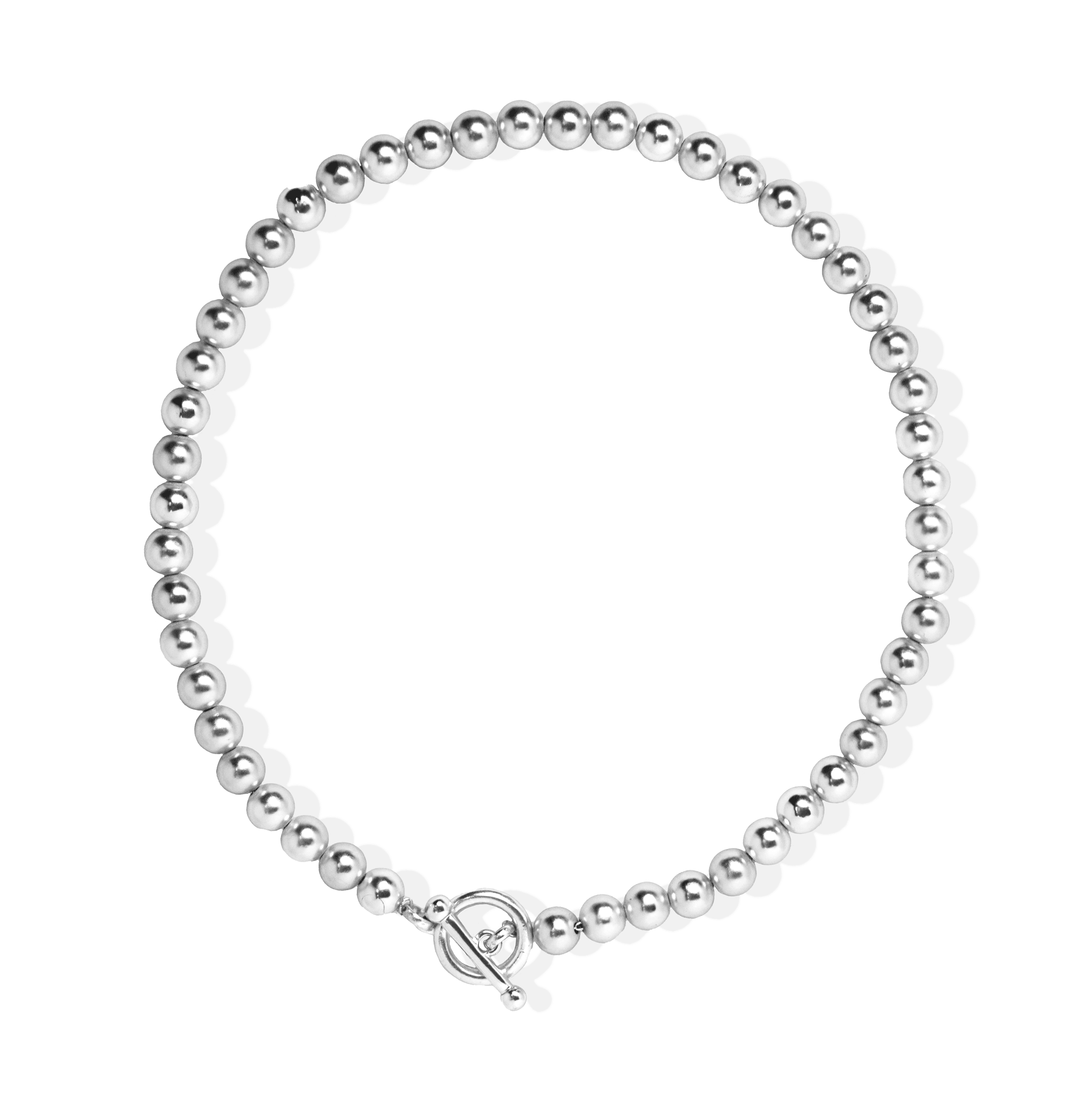 N80085 Collier chaîne superposée de perles - Karine Sultan - Créations Uniques