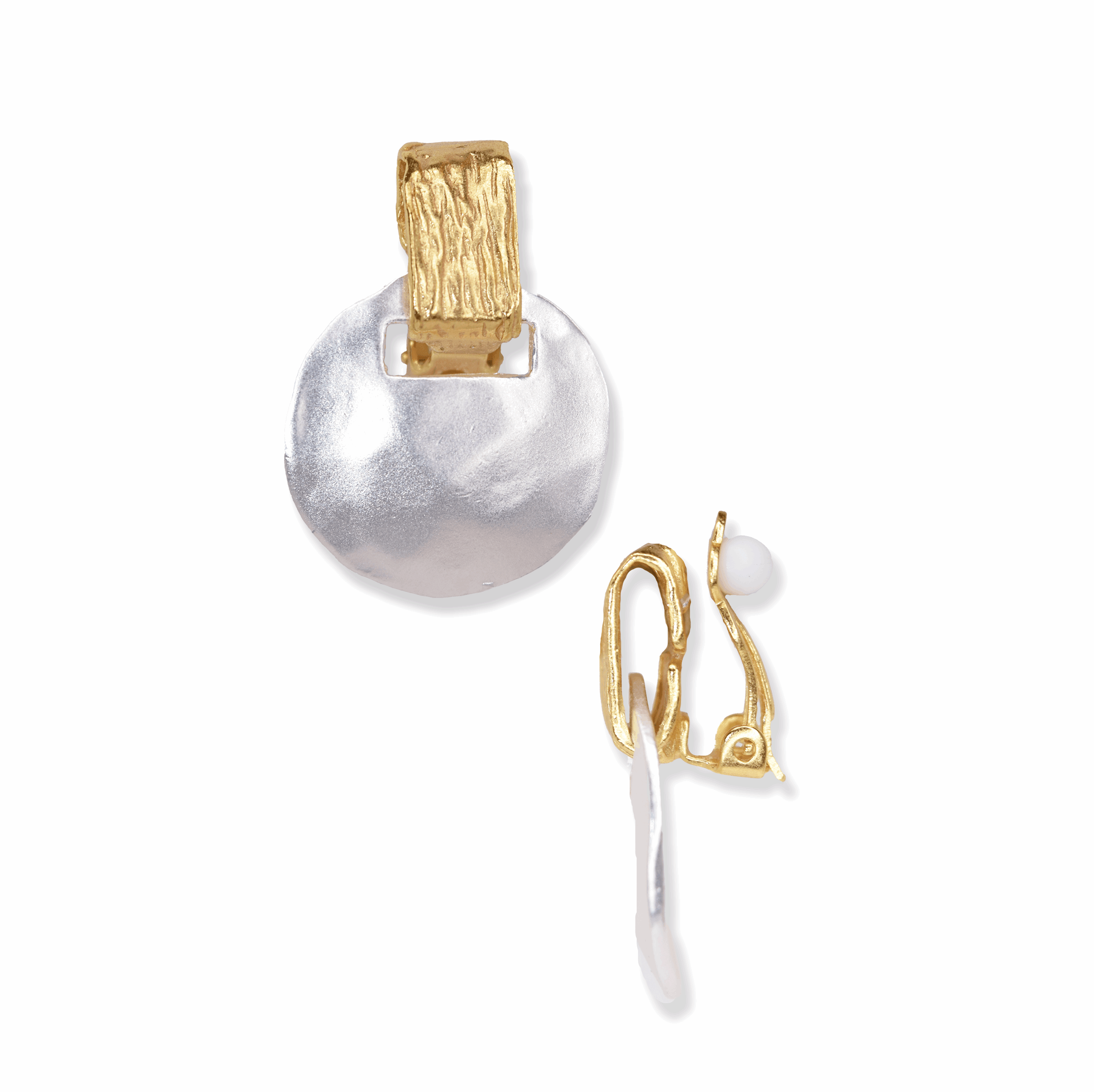 E67110 Boucles d'oreilles clips - Karine Sultan - Créations Uniques