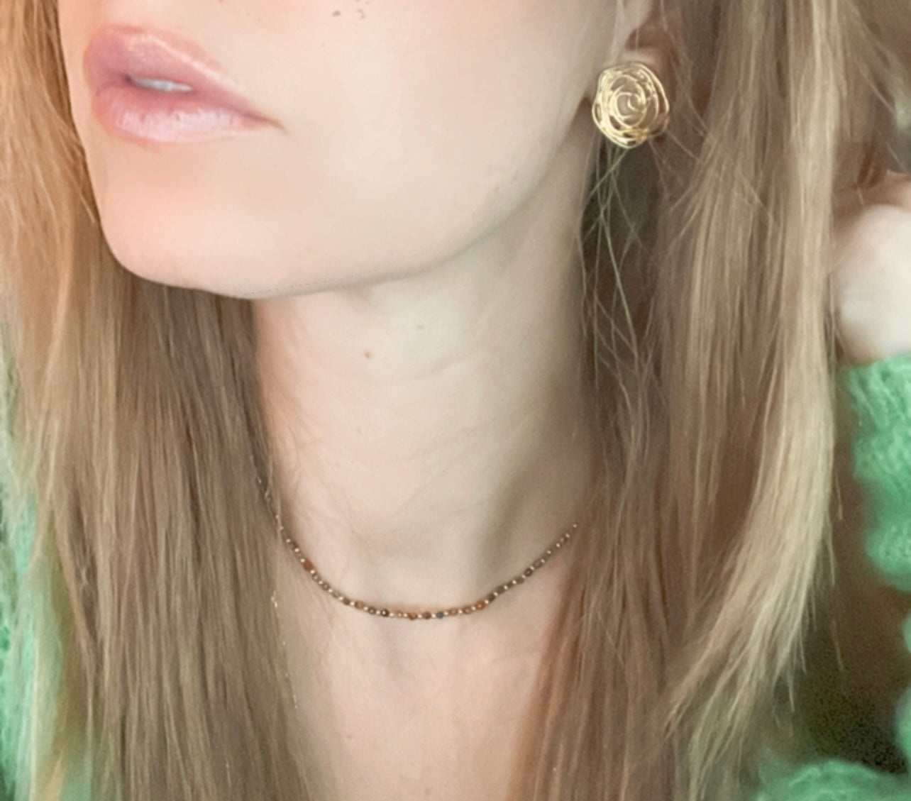 E61029 Boucles d'oreilles clips - Karine Sultan - Créations Uniques