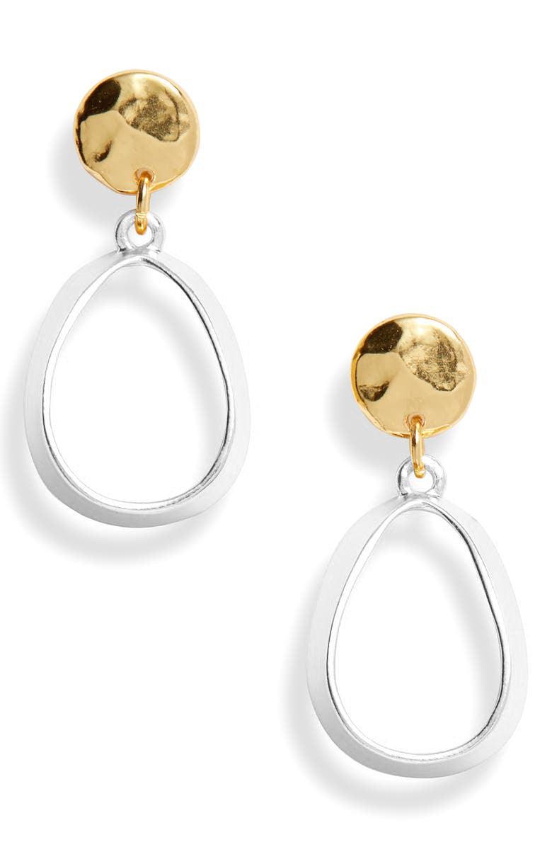 E54012 Boucles d'oreilles Métaux mixtes - Karine Sultan - Créations Uniques