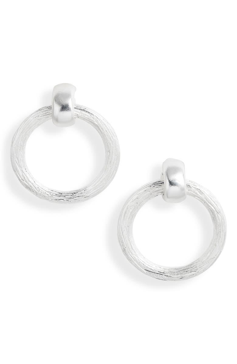 E58089 Boucles d'oreilles heurtoir - Karine Sultan - Créations Uniques