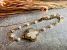 Bracelet MARTA perles blanches - Créations Uniques