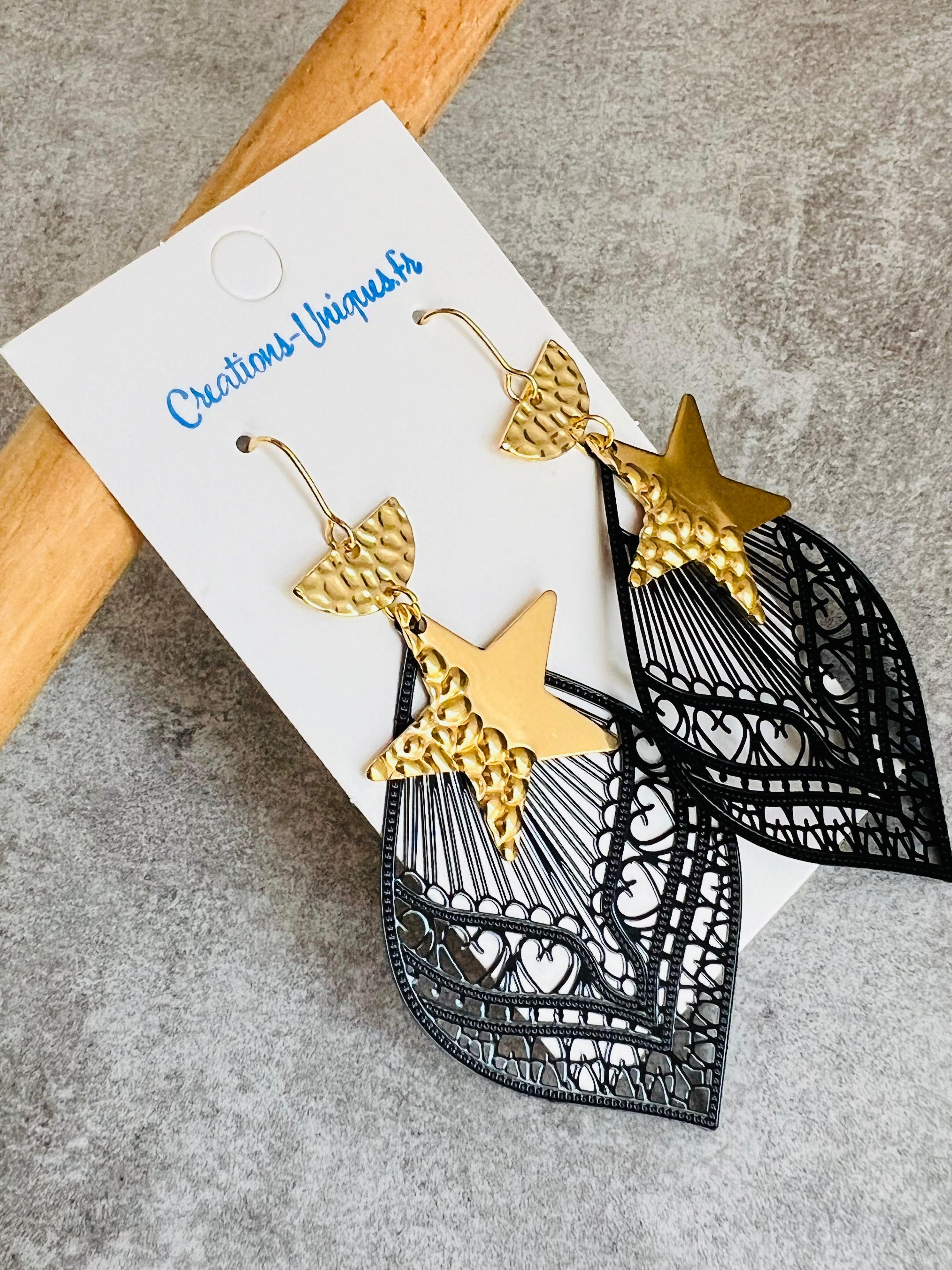 Boucles d’oreilles MAGALIE - Créations Uniques - Créations Uniques