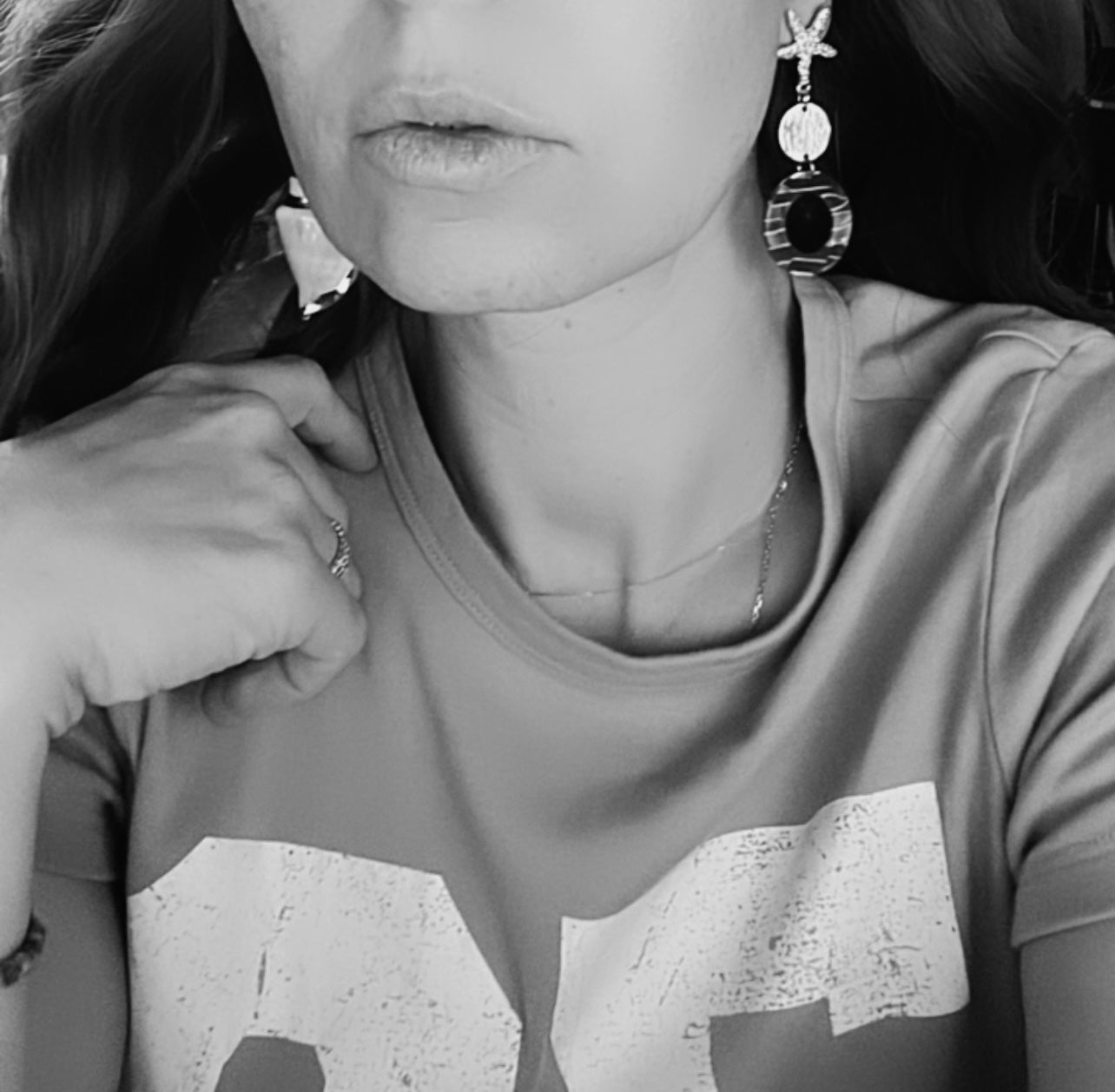 Boucles d’oreilles MINA thème plage, asymétriques - Créations Uniques