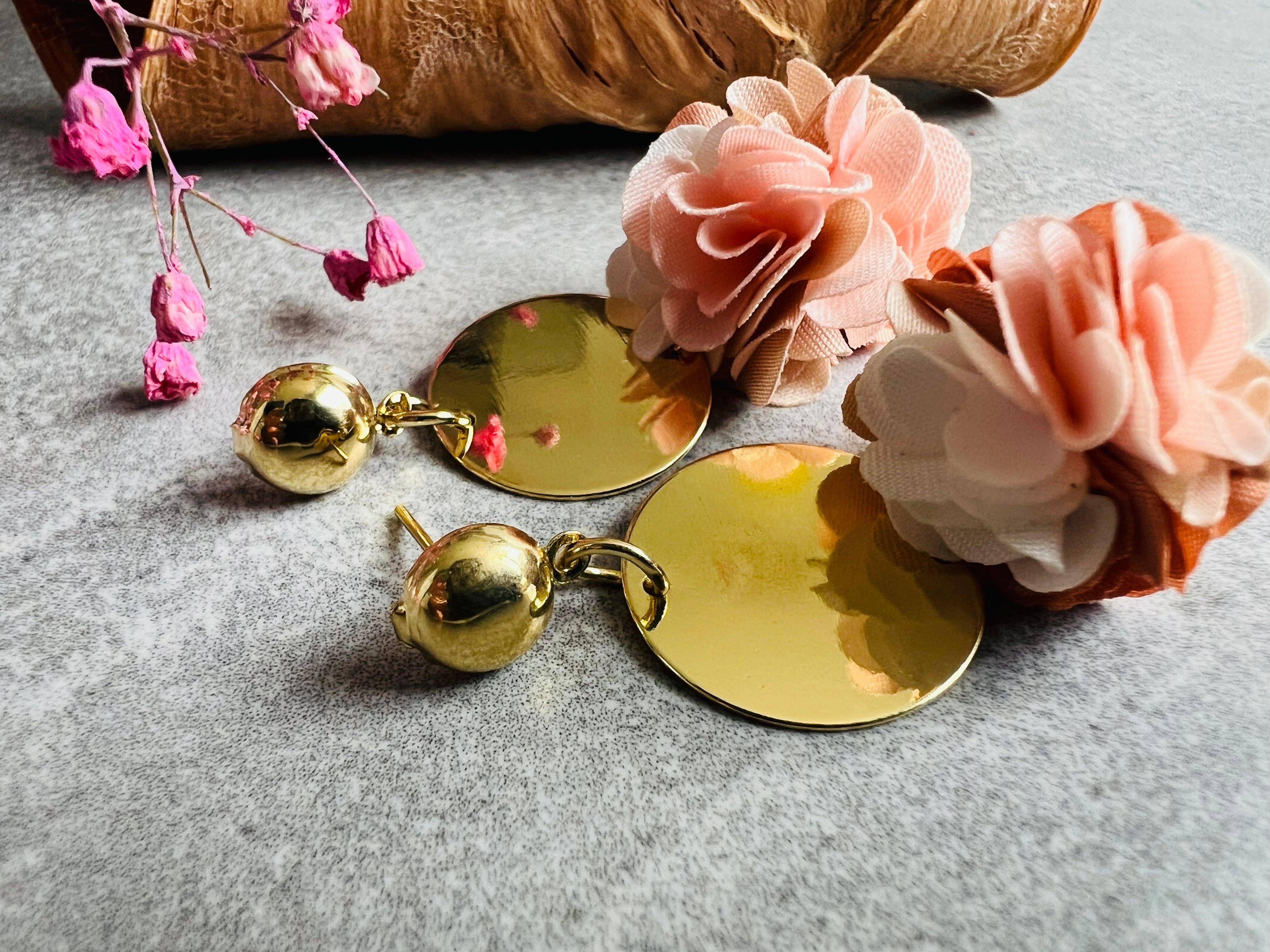 Boucles d’oreilles CATHY pompons tons doux et chauds - Créations Uniques - Créations Uniques