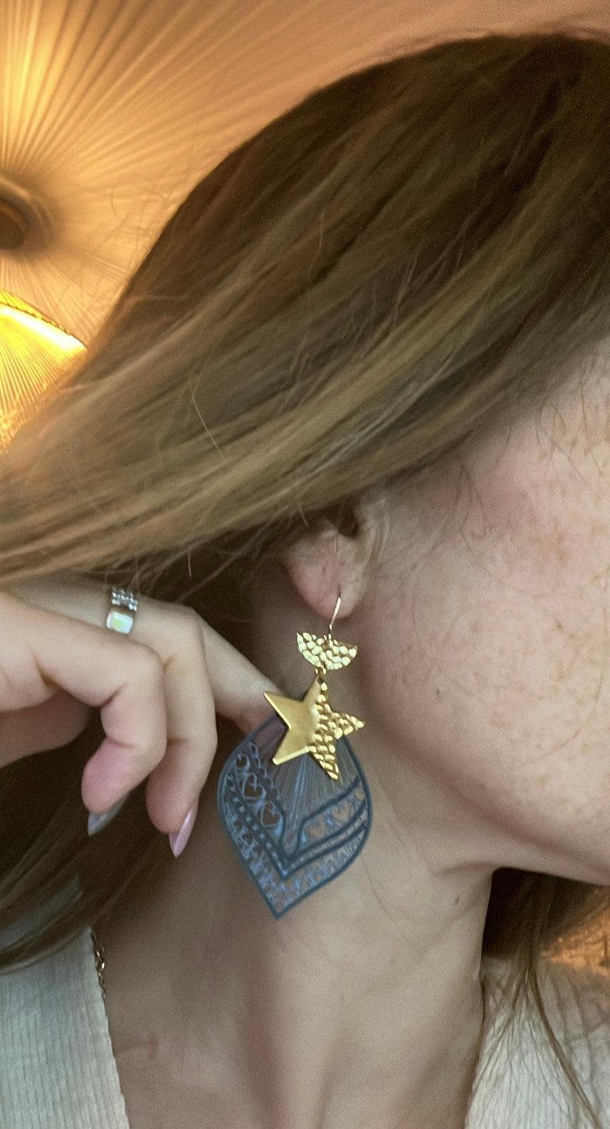 Boucles d’oreilles MAGALIE - Créations Uniques - Créations Uniques