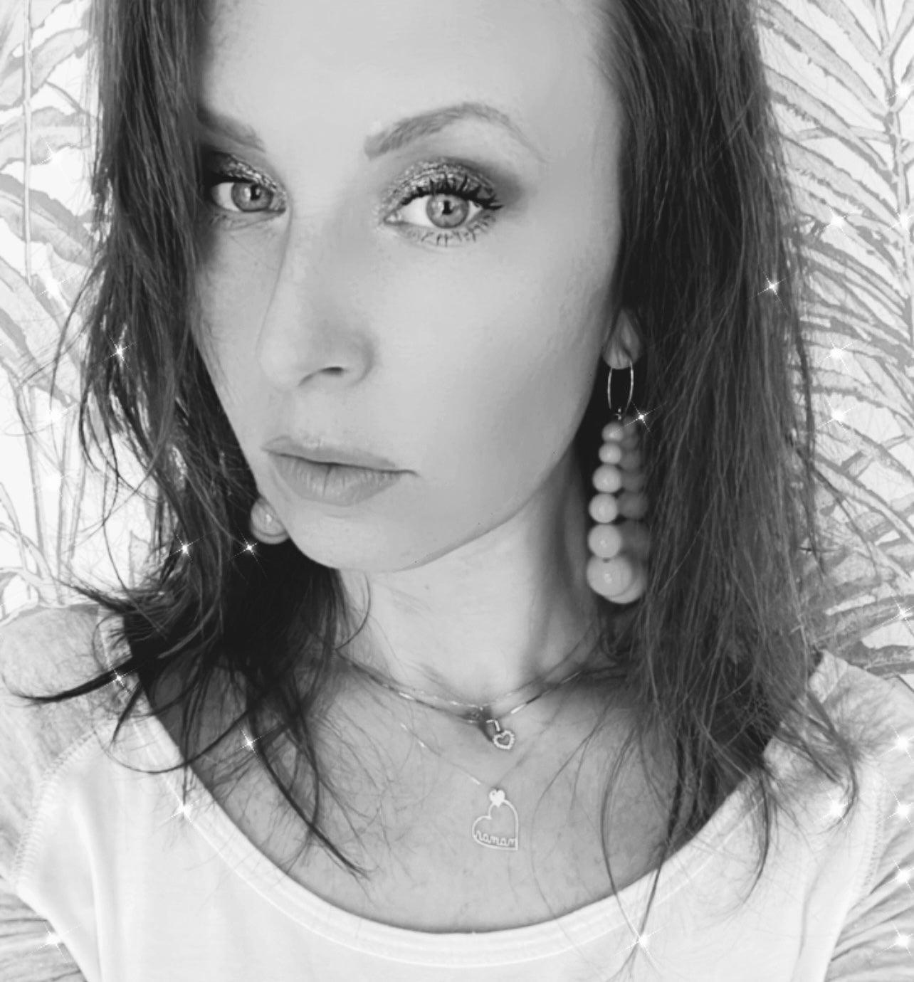 Boucles d’oreilles VINCIANE perles bleues turquoises- Créations Uniques - Créations Uniques