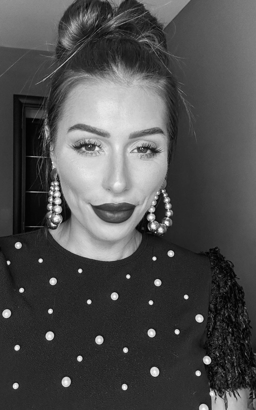 Boucles d’oreilles gouttes chic JESSIKA perles dorées- Créations Uniques - Créations Uniques