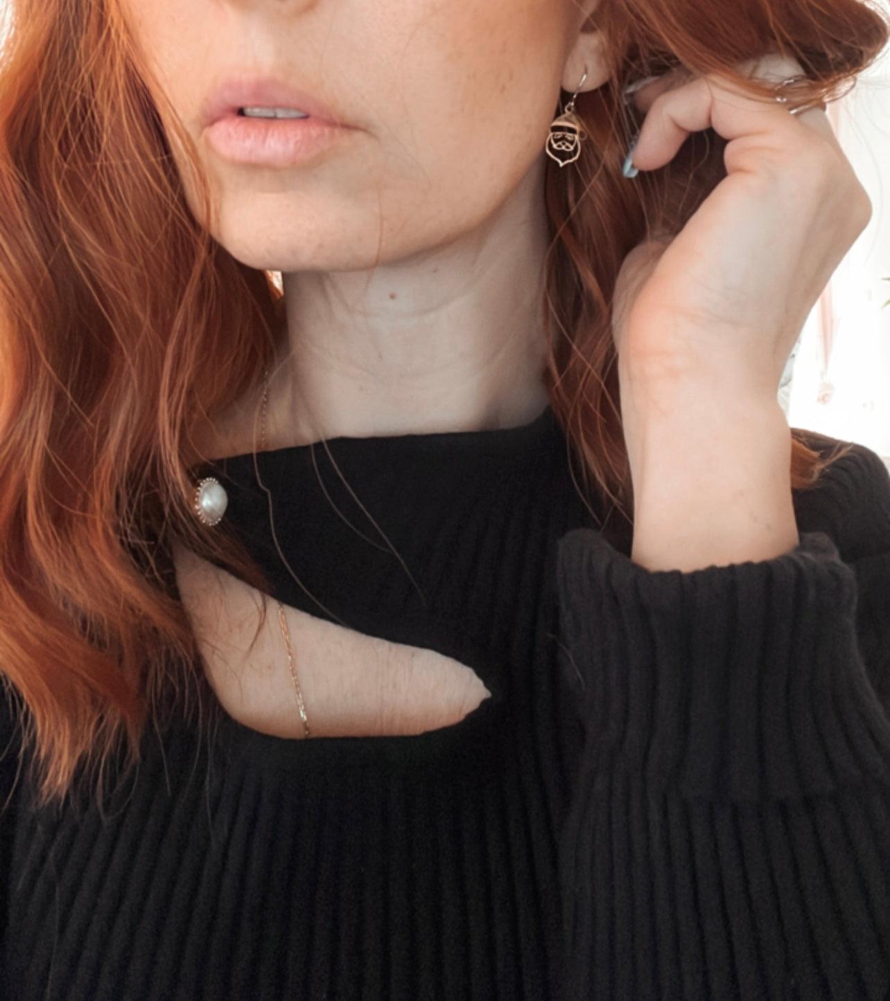 Boucles d’oreilles Père Noël - Créations Uniques - Créations Uniques