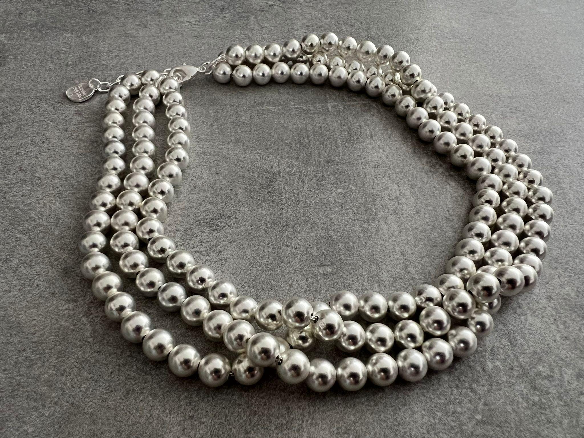 N71045 Collier chaîne Argent - Karine Sultan - Créations Uniques