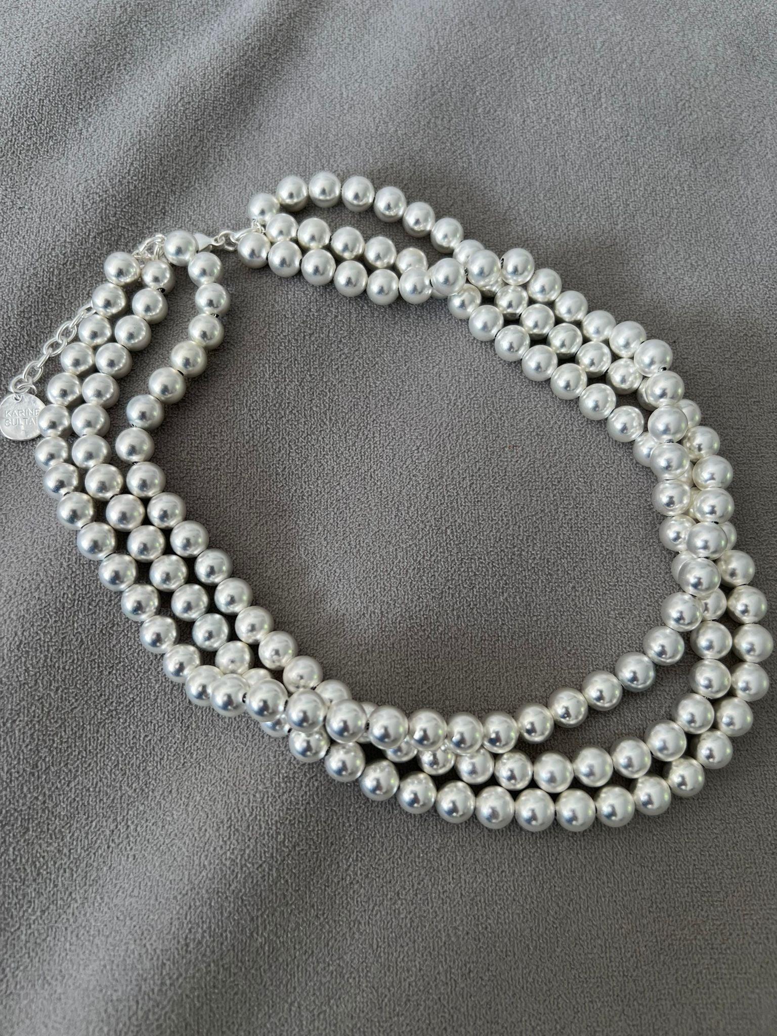 N71045 Collier chaîne Argent - Karine Sultan - Créations Uniques