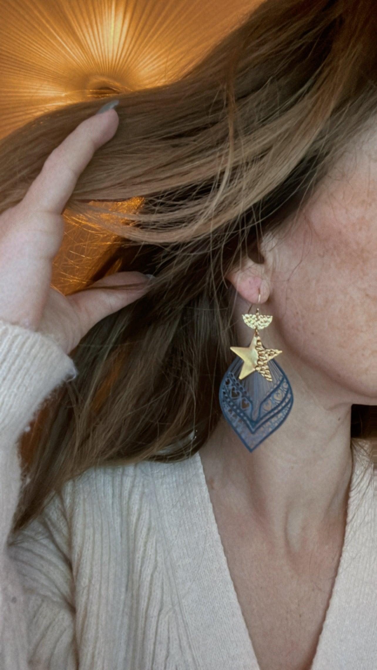 Boucles d’oreilles MAGALIE - Créations Uniques - Créations Uniques