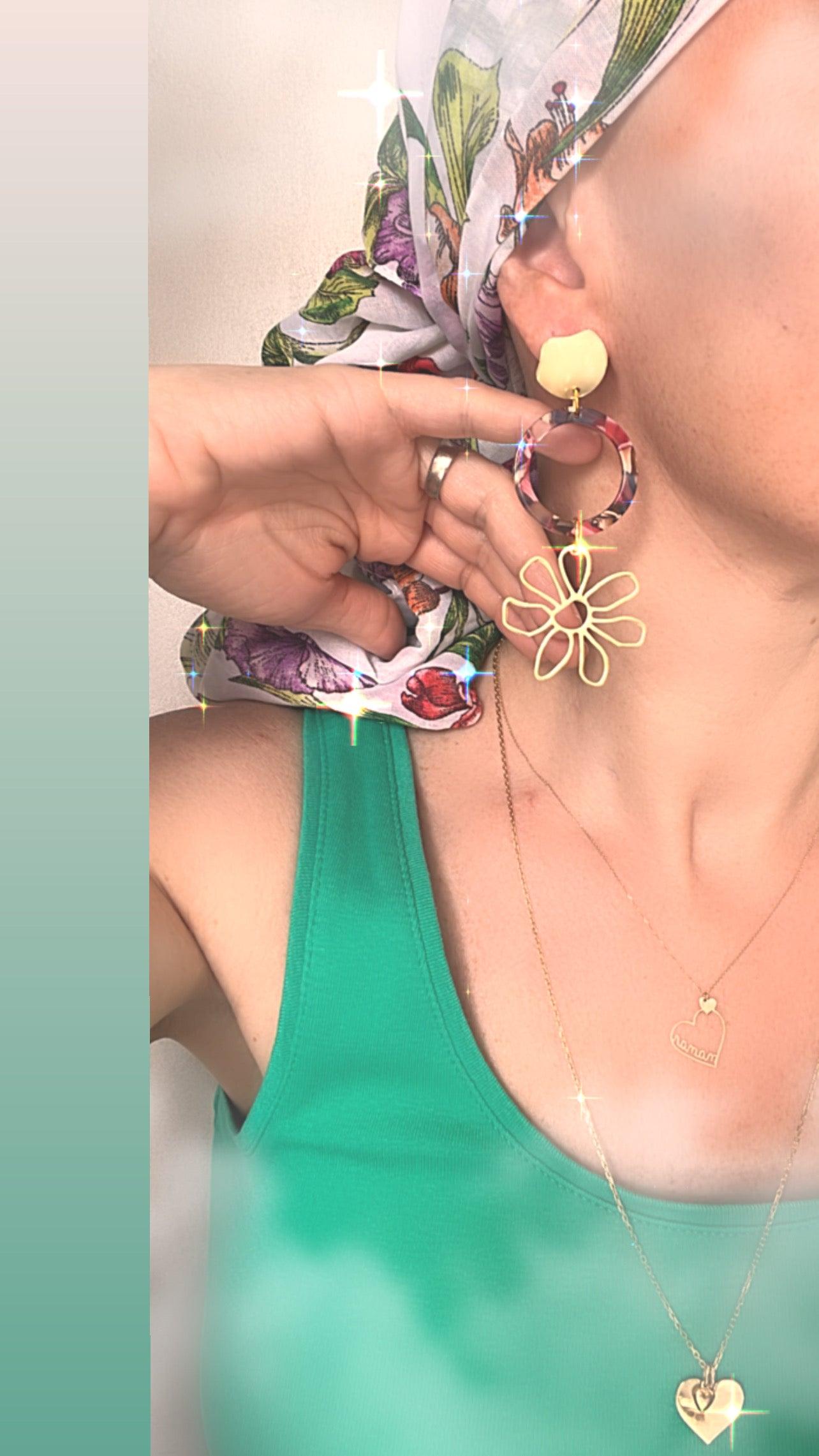 Boucles d’oreilles DELPHINE - Créations Uniques