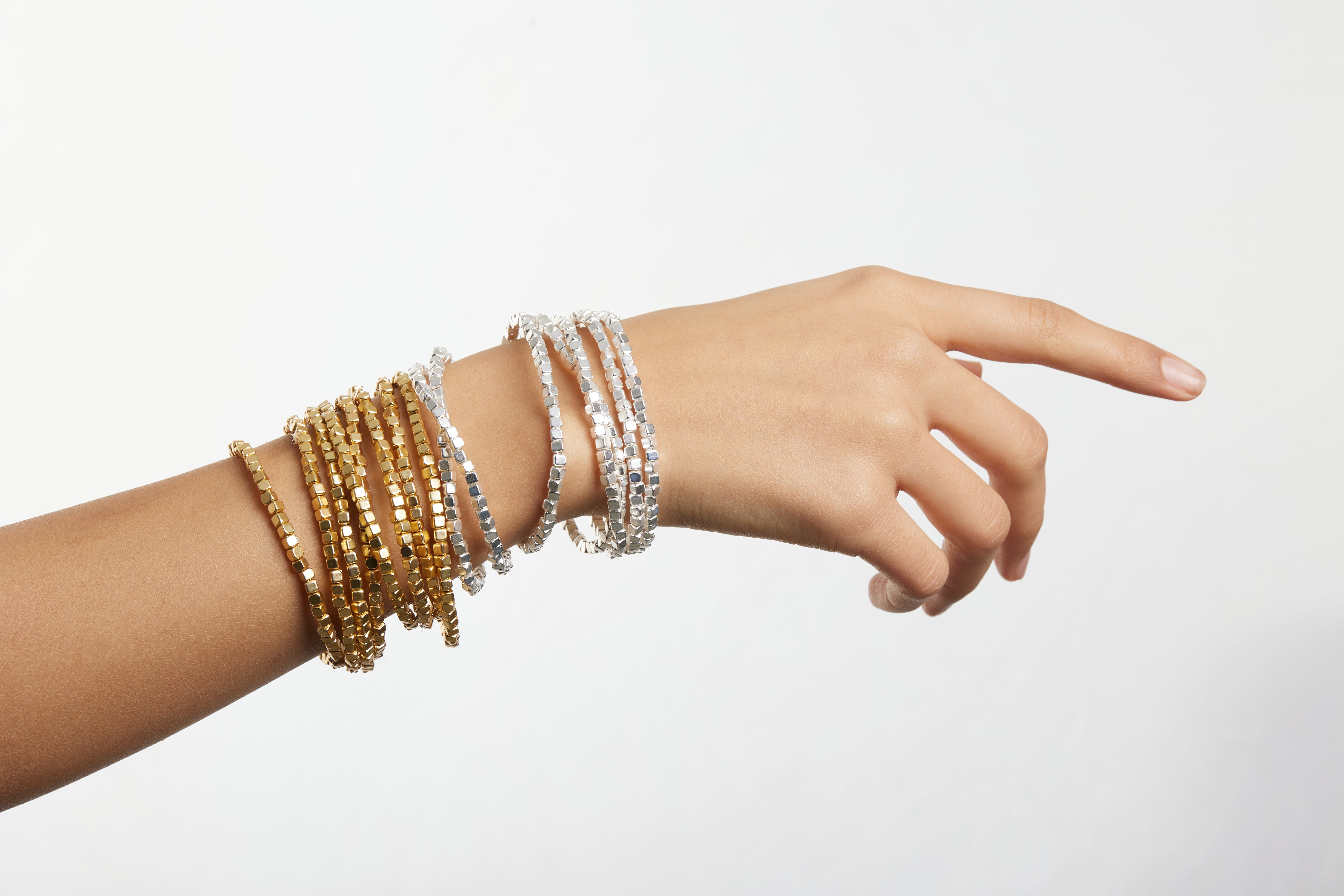 B50002 Bracelet Métaux mixtes - Karine Sultan - Créations Uniques