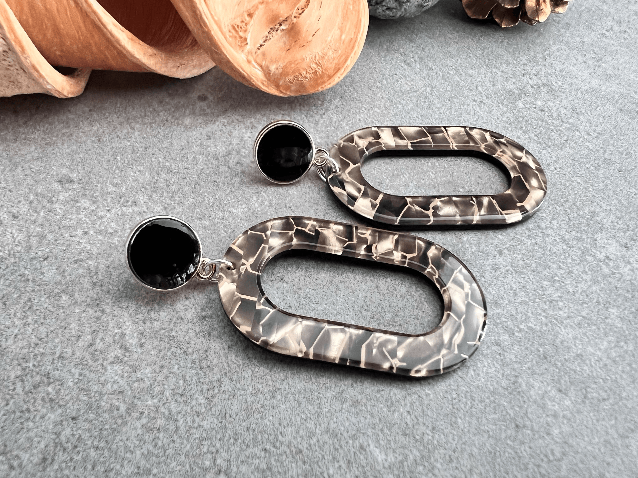 Boucles d’oreilles VIRGINIE - Créations Uniques