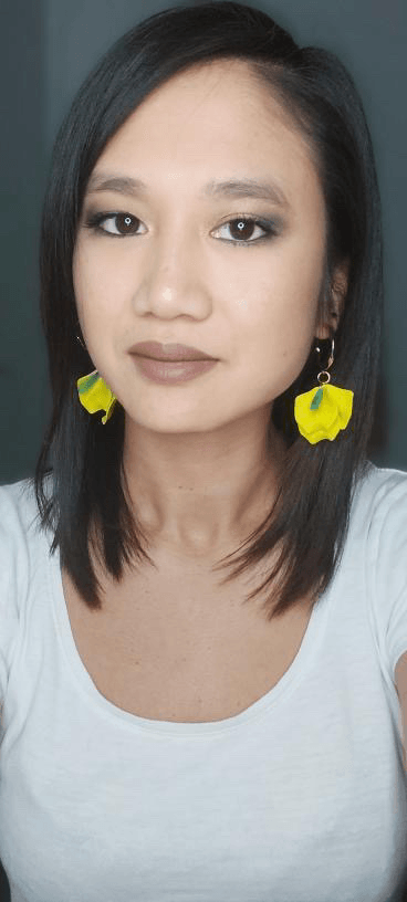 Boucles d’oreilles ROSITA pétales jaunes - Créations Uniques