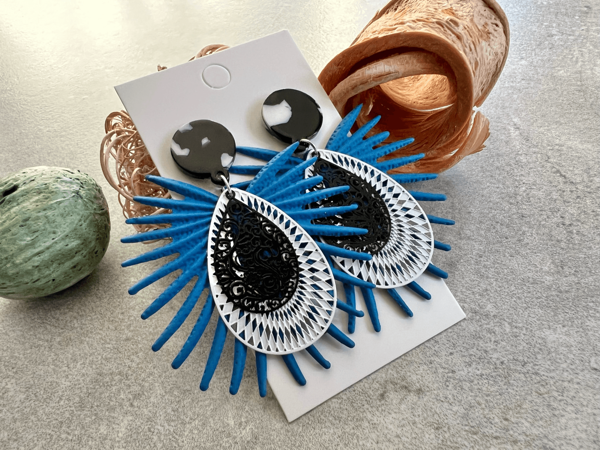 Boucles d’oreilles FLEURIANE - Créations Uniques