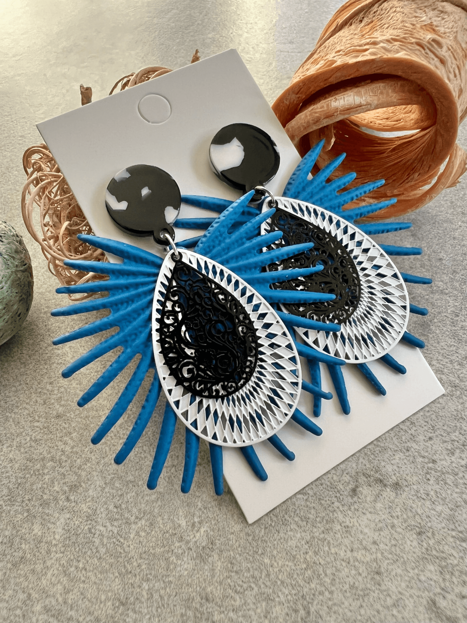 Boucles d’oreilles FLEURIANE - Créations Uniques