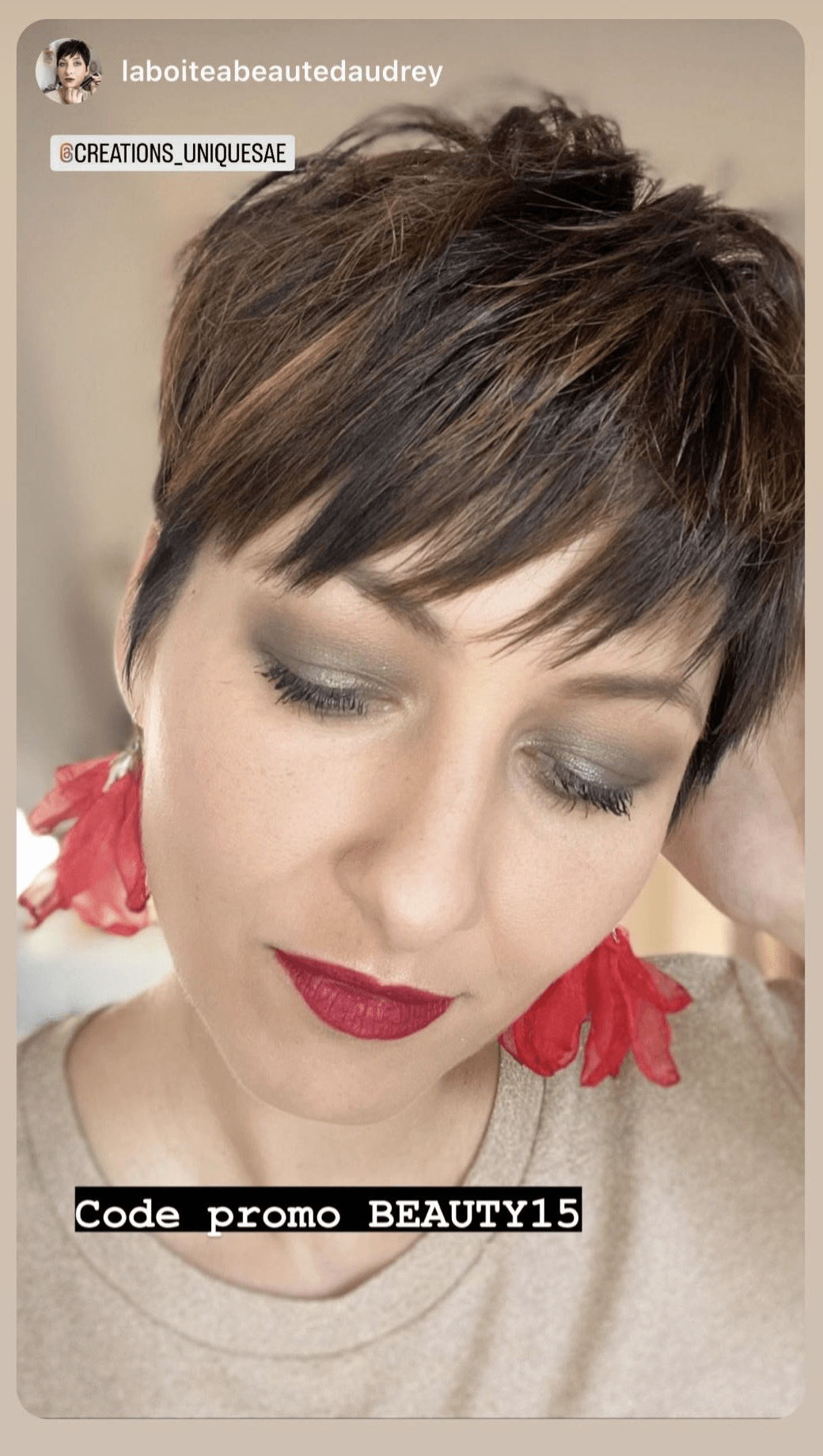 Boucles d’oreilles SHERYLINE - Créations Uniques