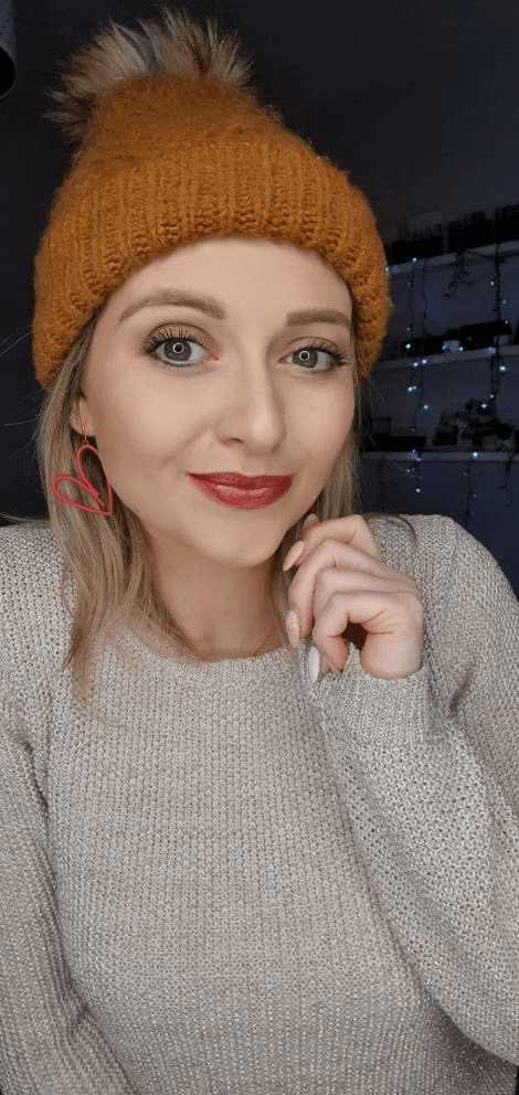 Boucles d’oreilles CALLIE cœurs rouges - Créations Uniques - Créations Uniques