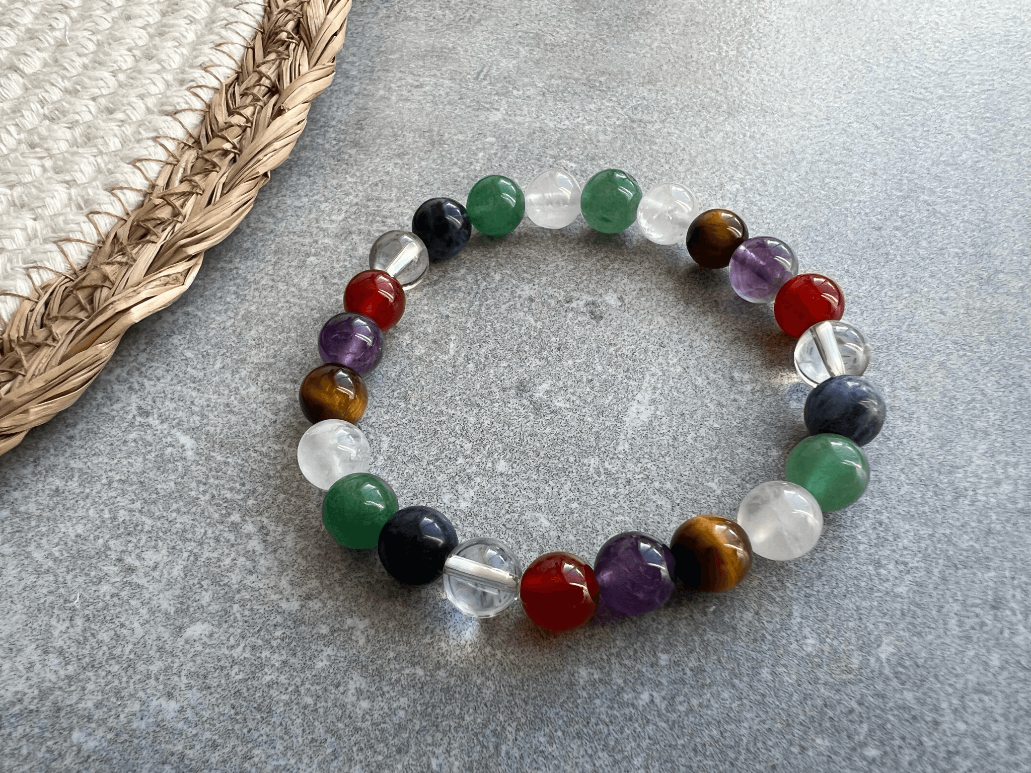 Bracelet de perles 7 CHAKRAS - Créations Uniques