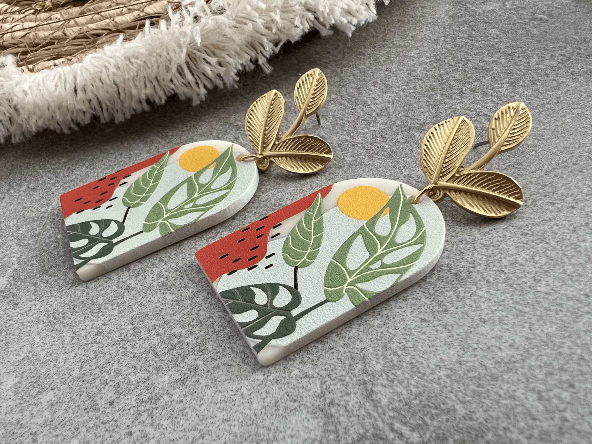 Boucles d’oreilles FABIENNE - Créations Uniques