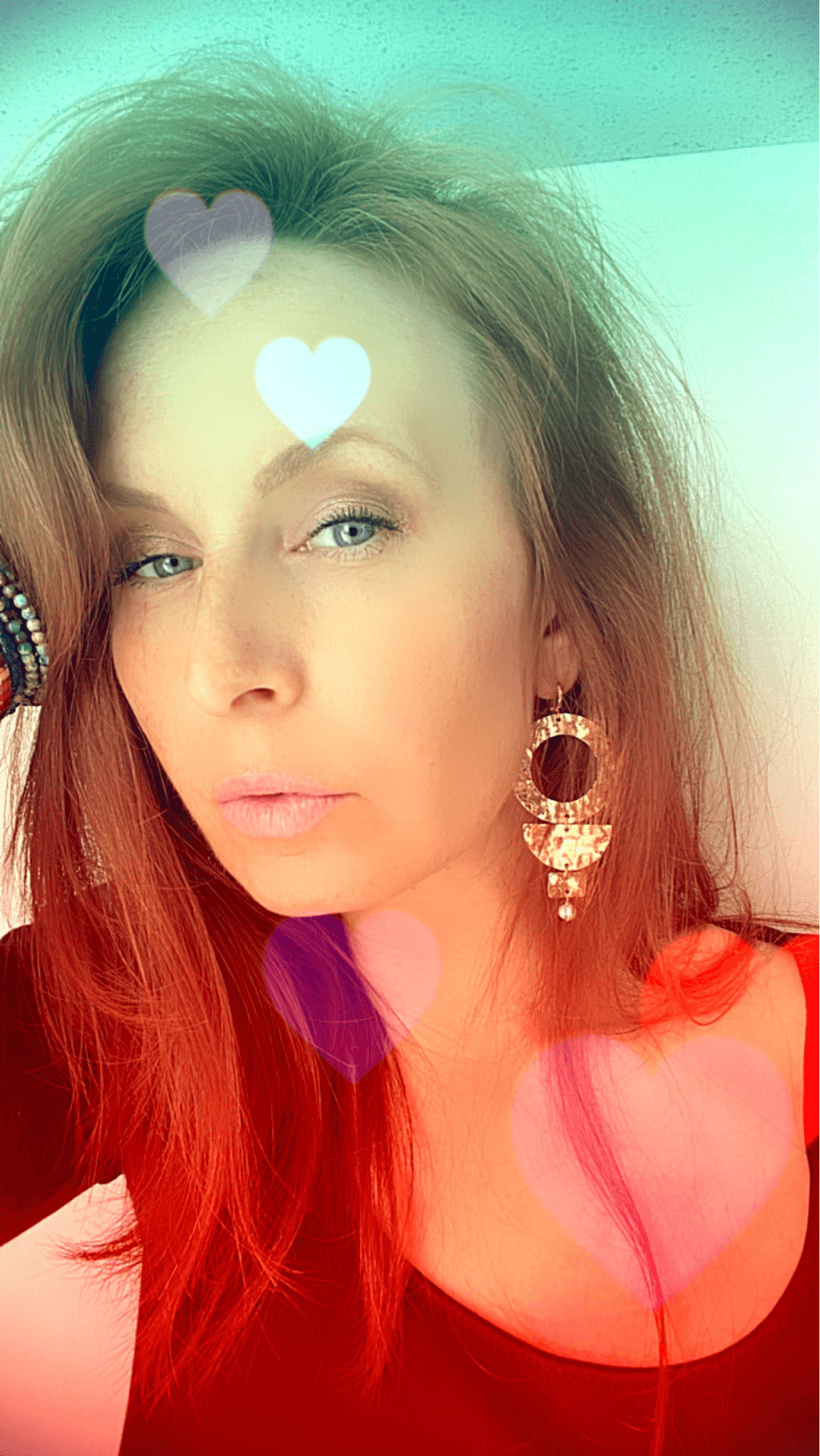 Boucles d’oreilles LINDA chic et glamour Laiton doré plaqué or 16k - Créations Uniques