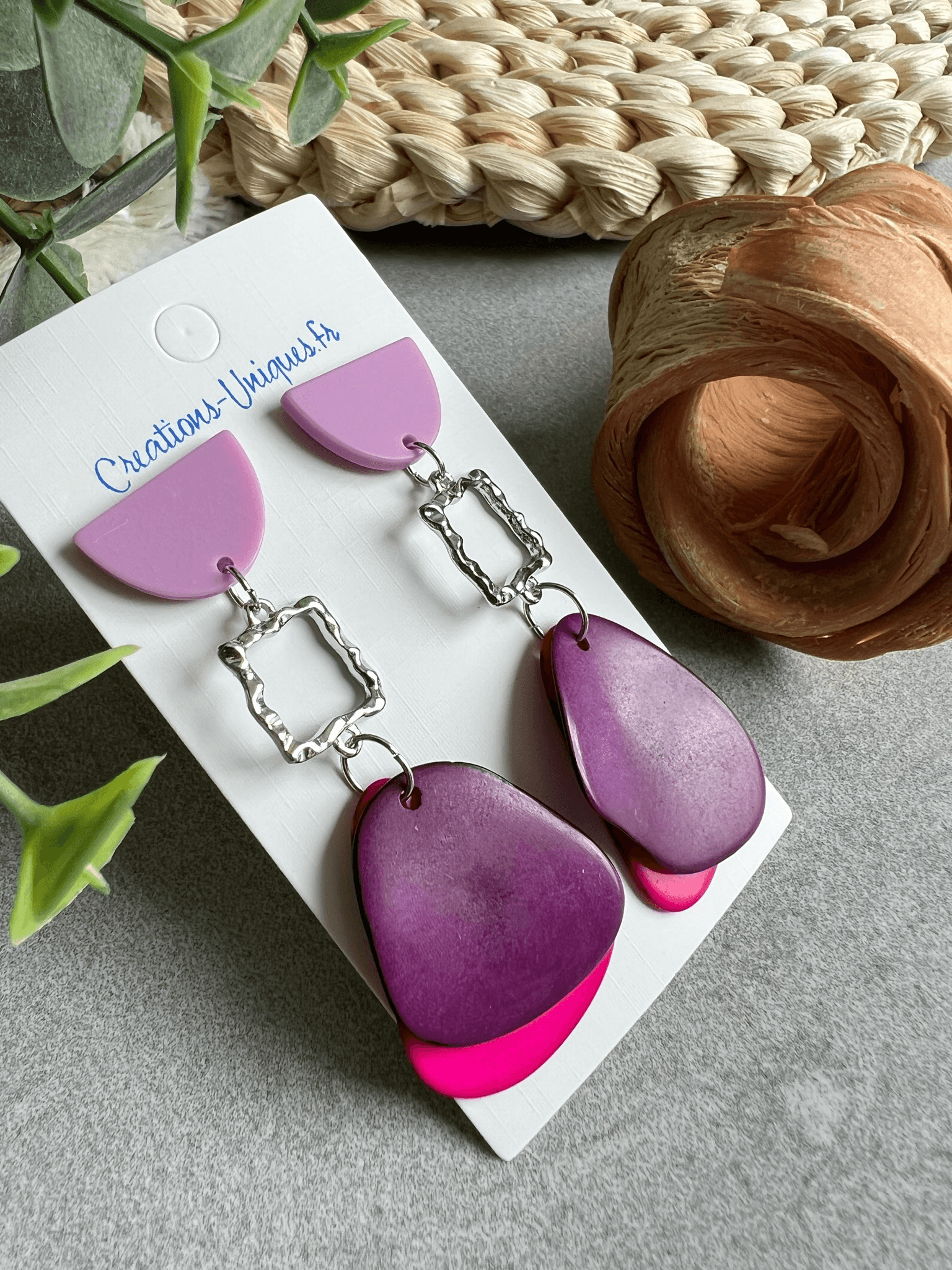 Boucles d’oreilles MAYA - Créations Uniques