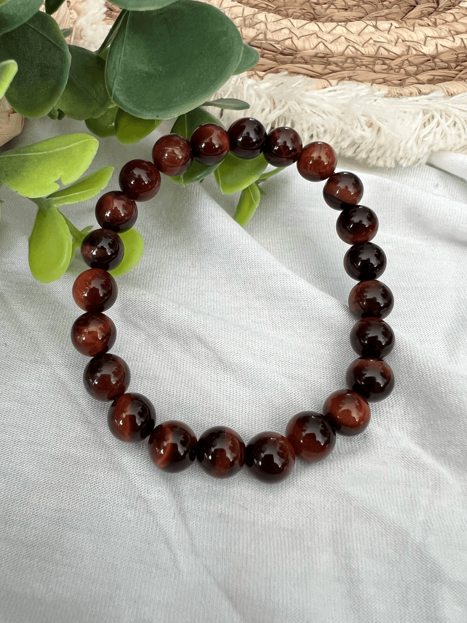 Bracelet COLORADO - perles minérales Œil de tigre - Créations Uniques