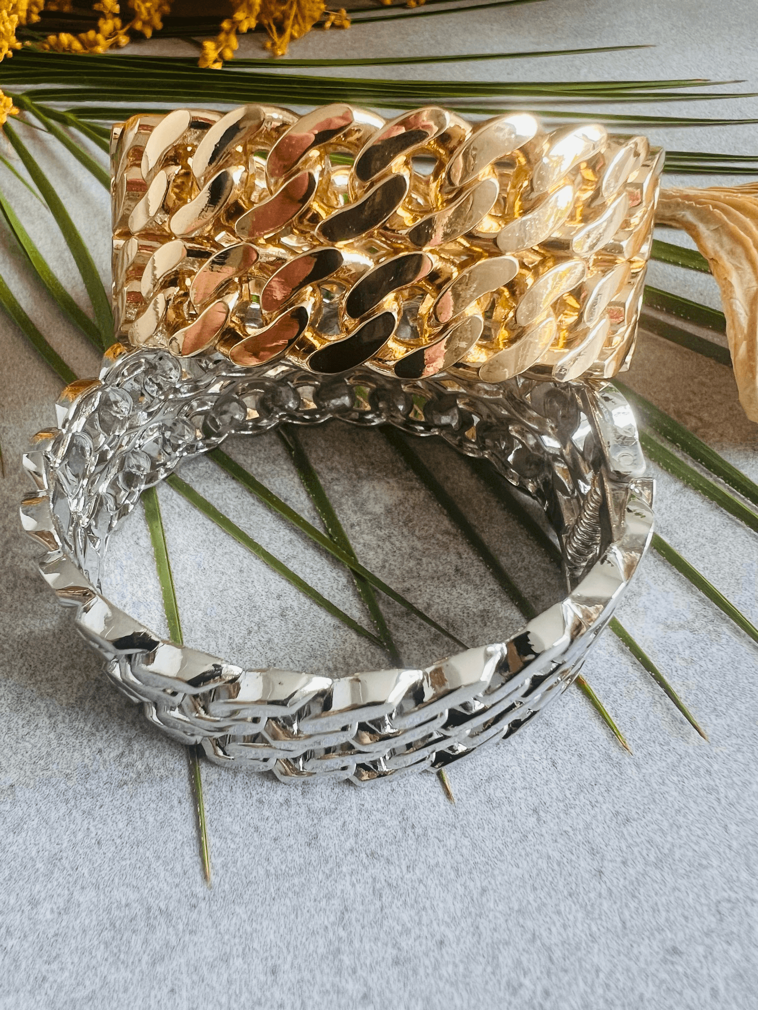 Bracelet ELEONORE chic et doré - Créations Uniques