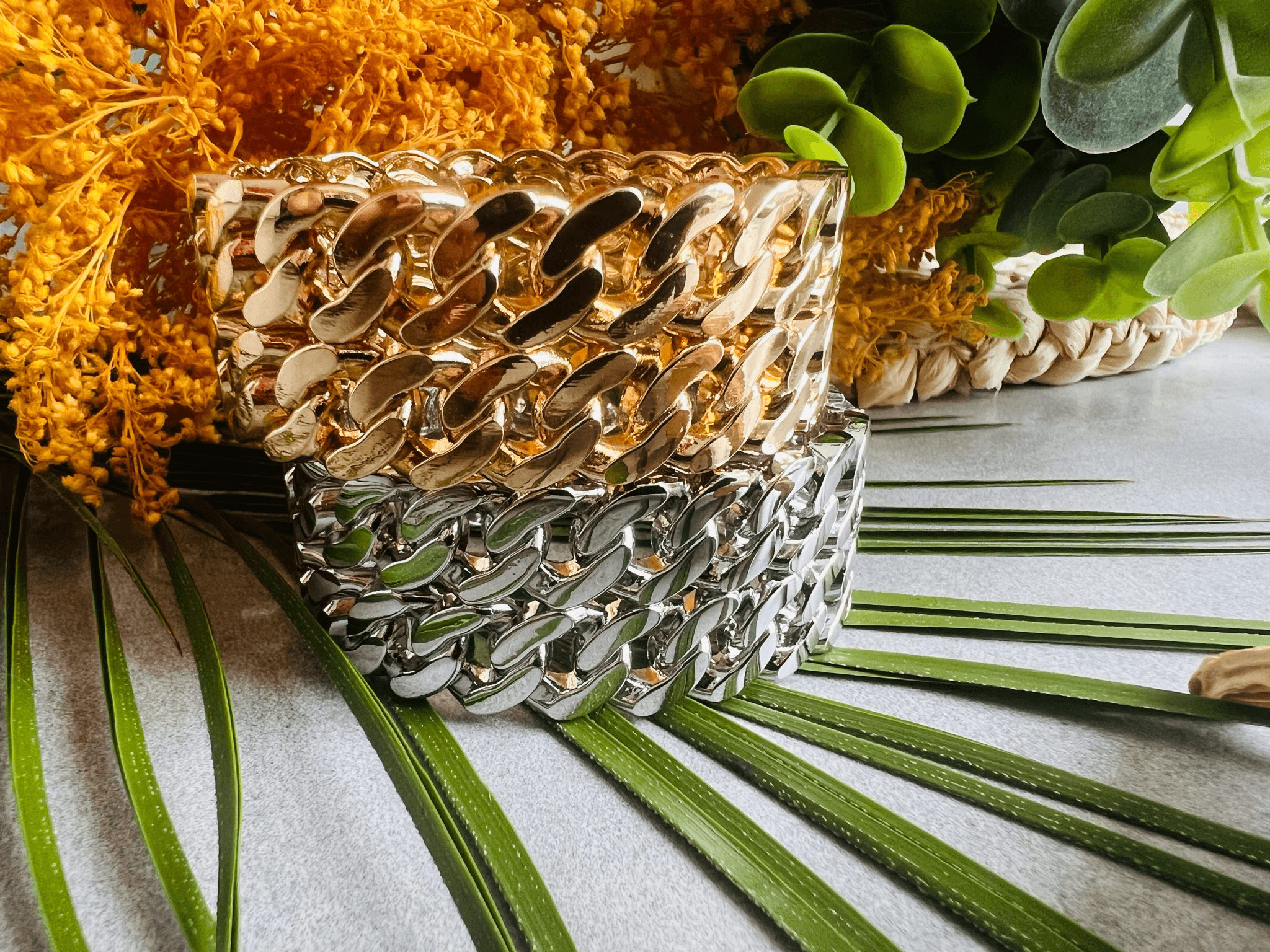 Bracelet ELEONORE chic et doré - Créations Uniques