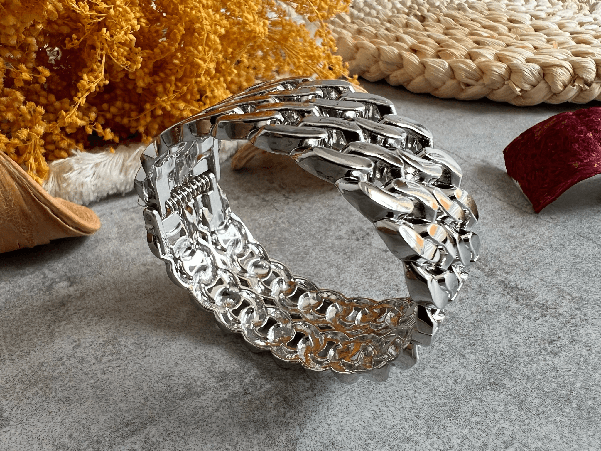 Bracelet ELEONORE chic et argenté - Créations Uniques