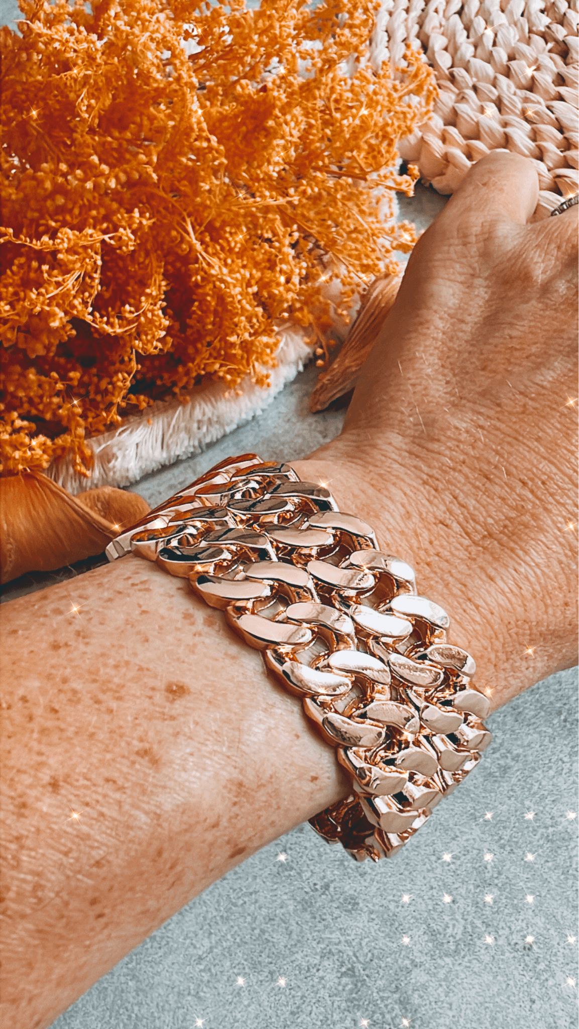 Bracelet ELEONORE chic et doré - Créations Uniques