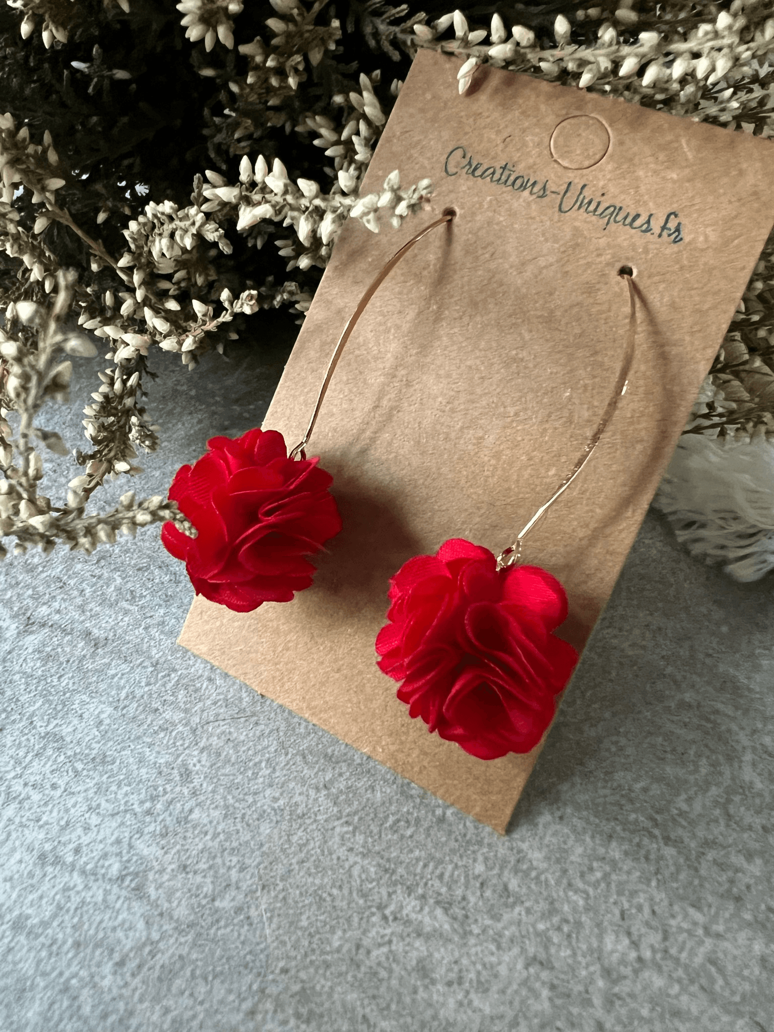 Boucles d’oreilles CAPUCINE - Créations Uniques