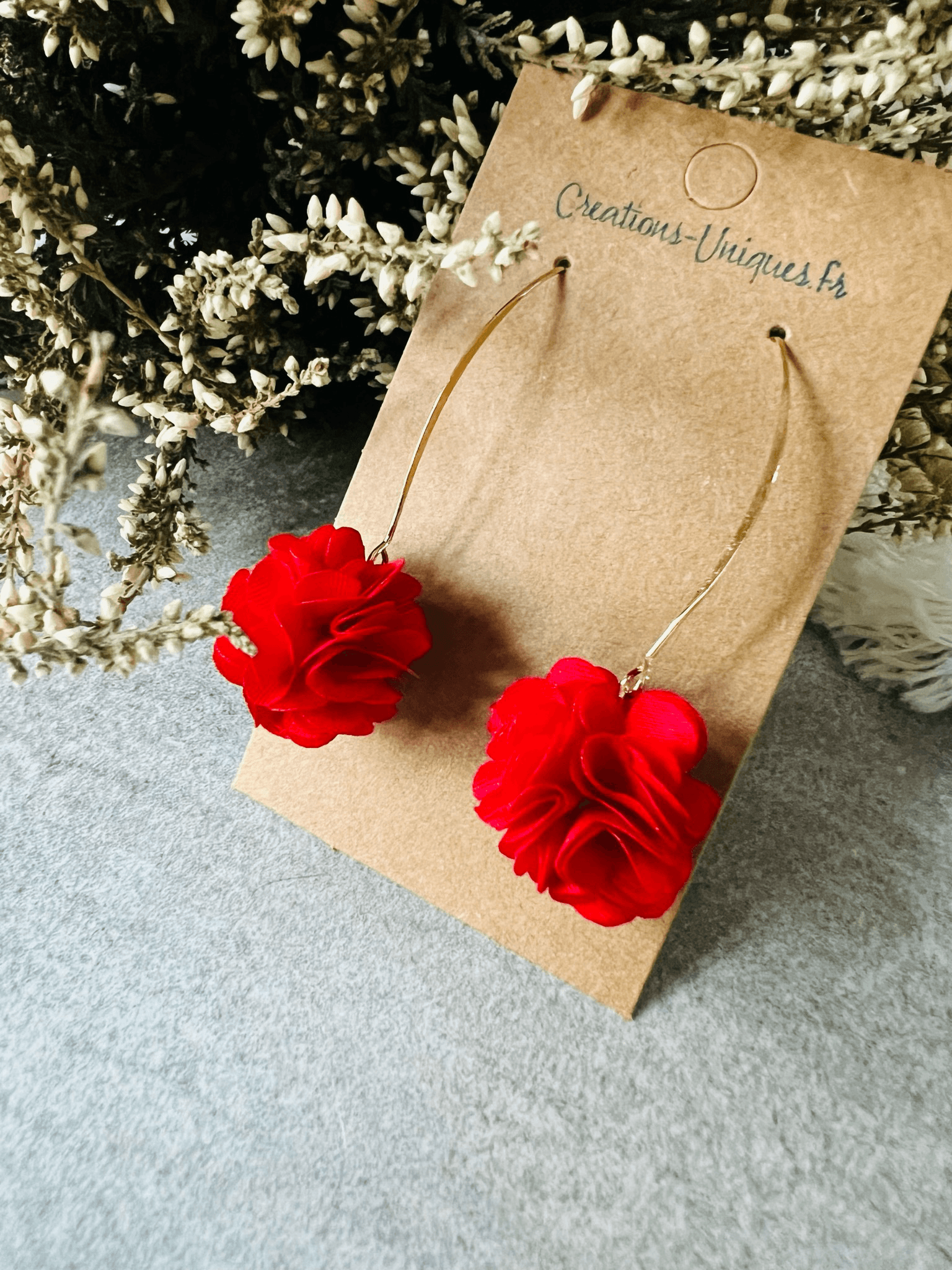 Boucles d’oreilles CAPUCINE - Créations Uniques